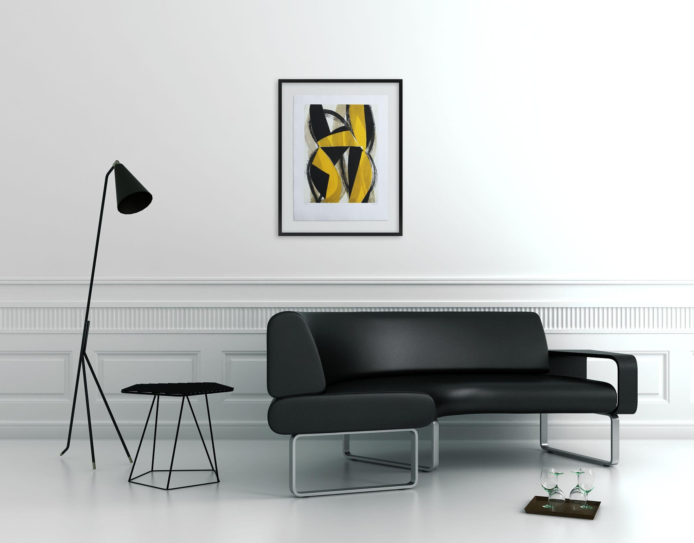 15AV2G-2015 (Abstract print) - Print by Alain Clément