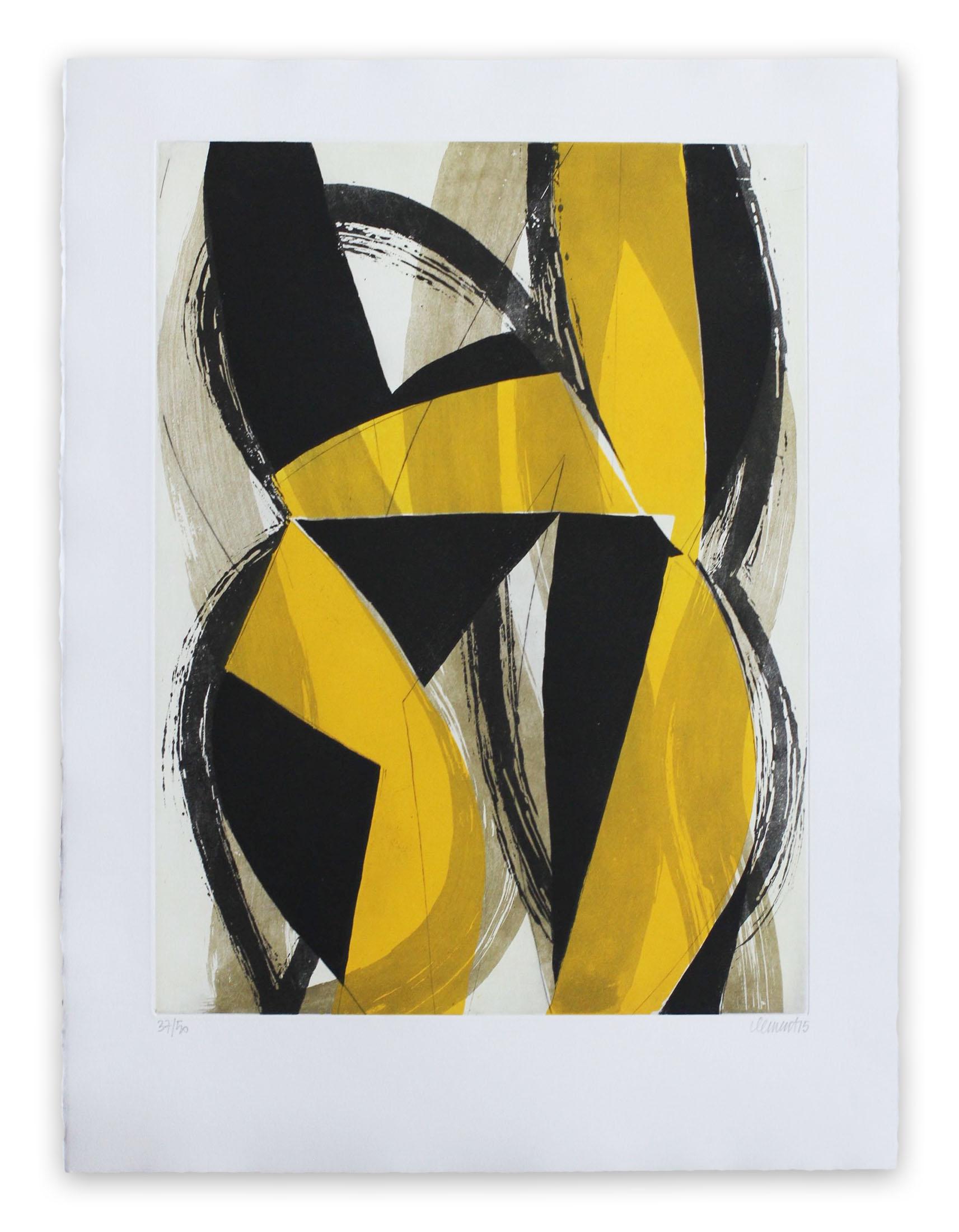 Alain Clément Abstract Print - 15AV2G-2015 (Abstract print)