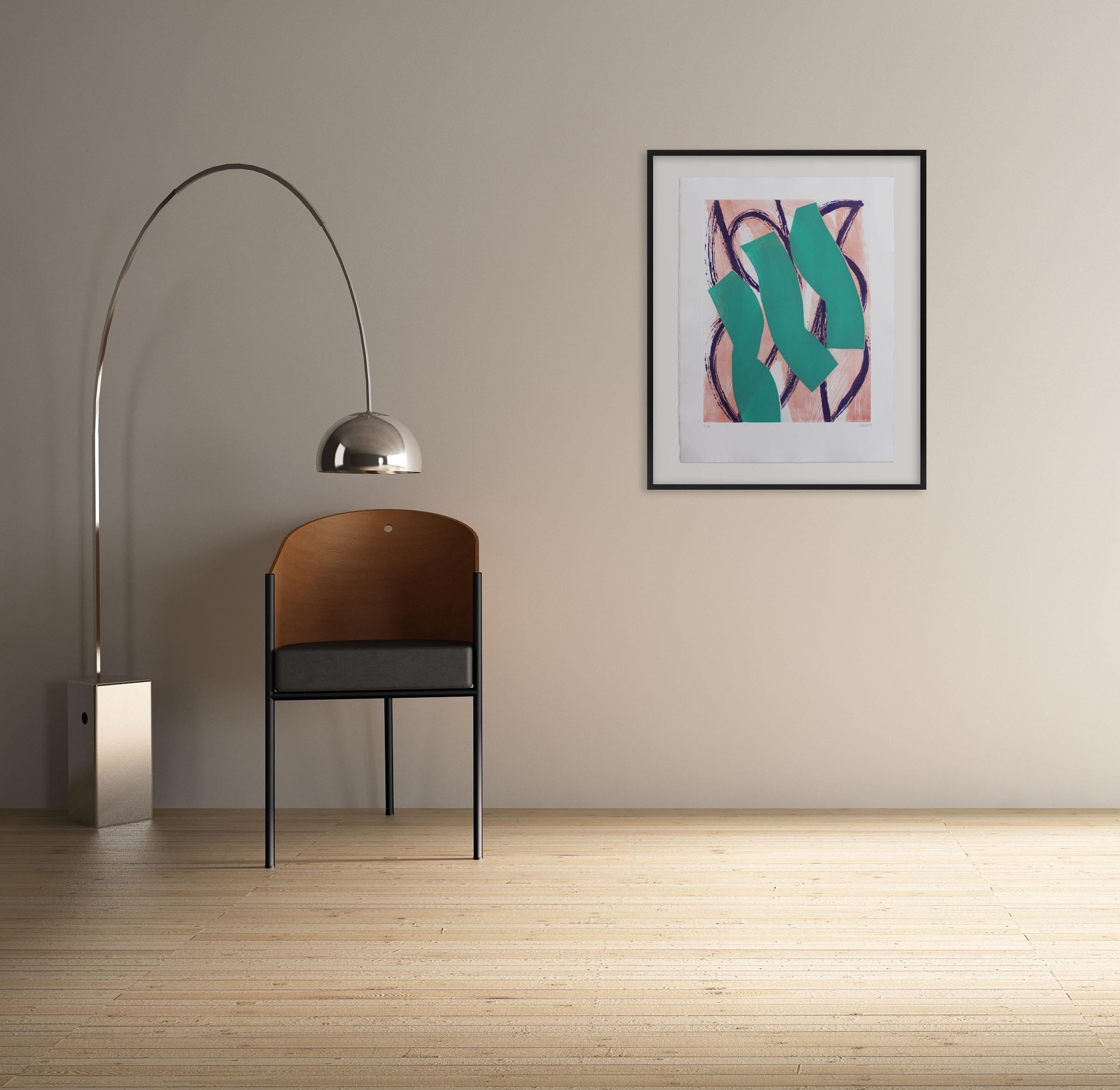15AV4G-2015 (Abstract print) - Print by Alain Clément