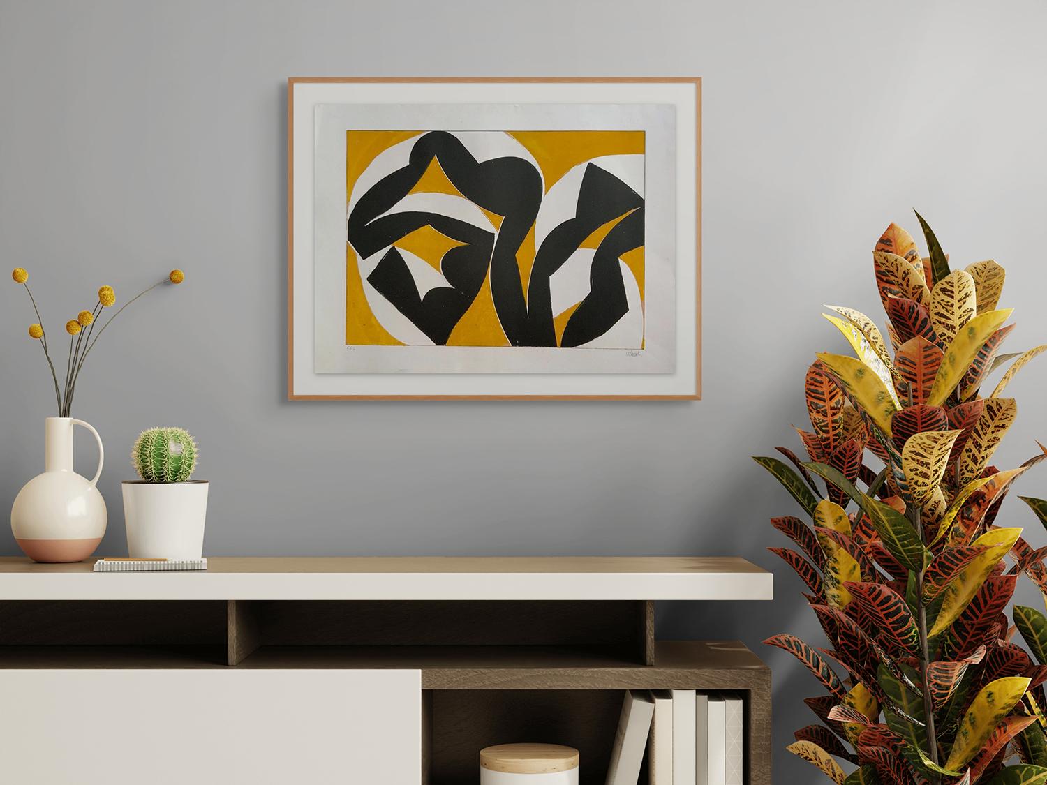 20JU2G-2020 (Abstract print) - Print by Alain Clément