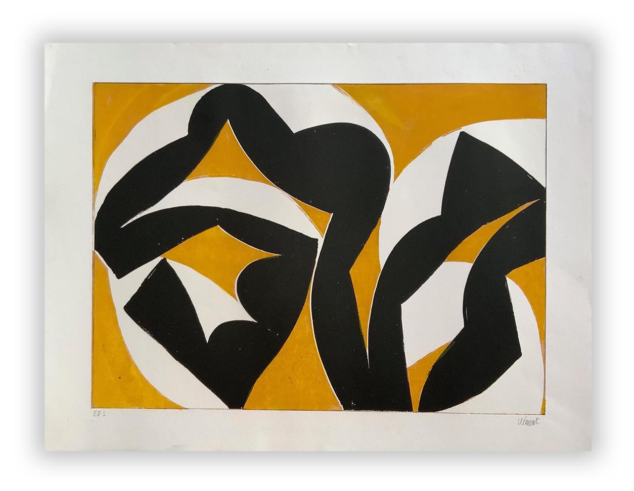 Alain Clément Abstract Print - 20JU2G-2020 (Abstract print)