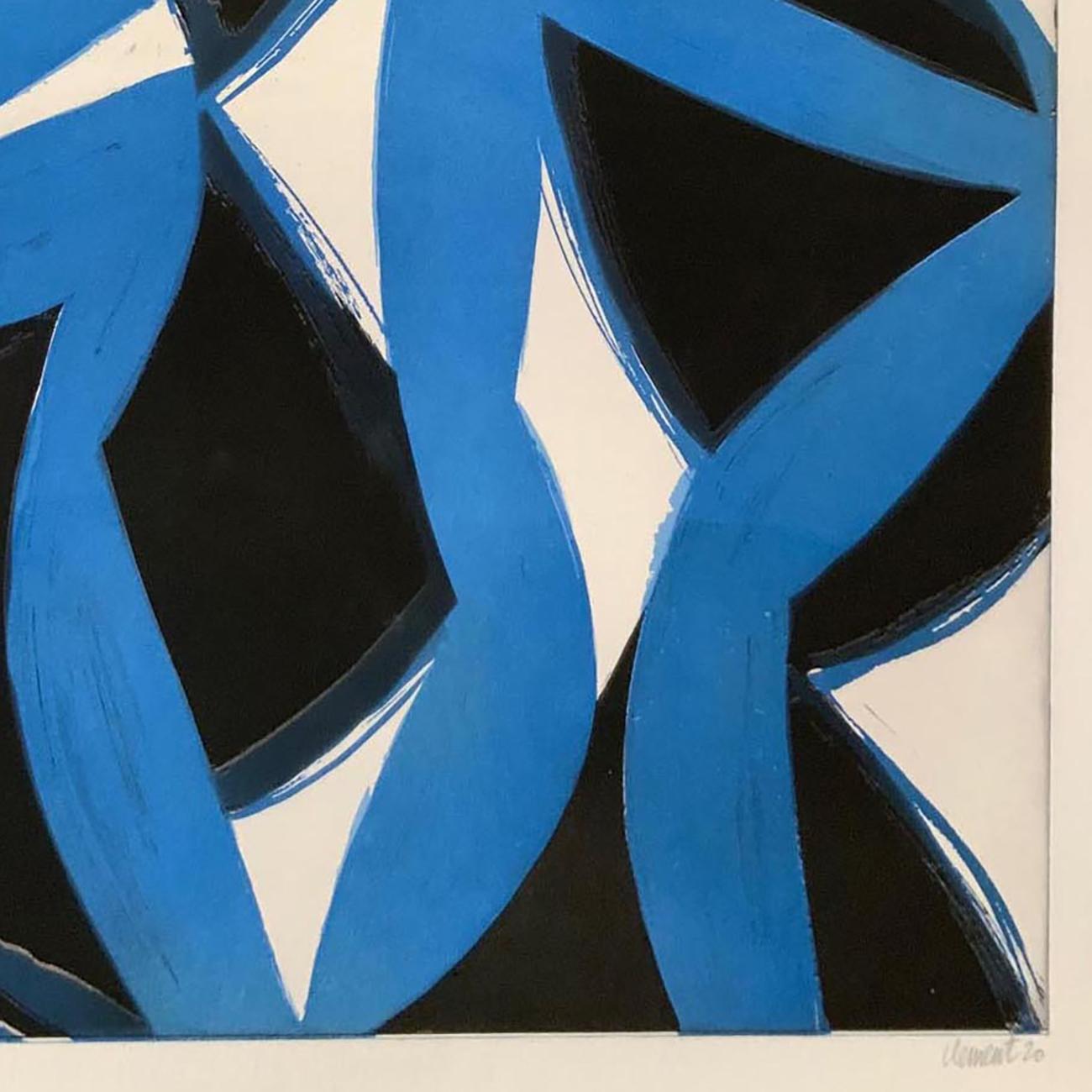 20JU3G-2020 (Abstract print)
Aquatinte on BFK Rives paper - Unframed.
Edition of 19.

Image size: 69.3 x 49.6 cm / 27.3 x 19.5 in 
Paper size: 88 x 67.2 cm / 34.6 x 26.5 in

Clément's work fluctuates between painting and sculpture, a back and forth