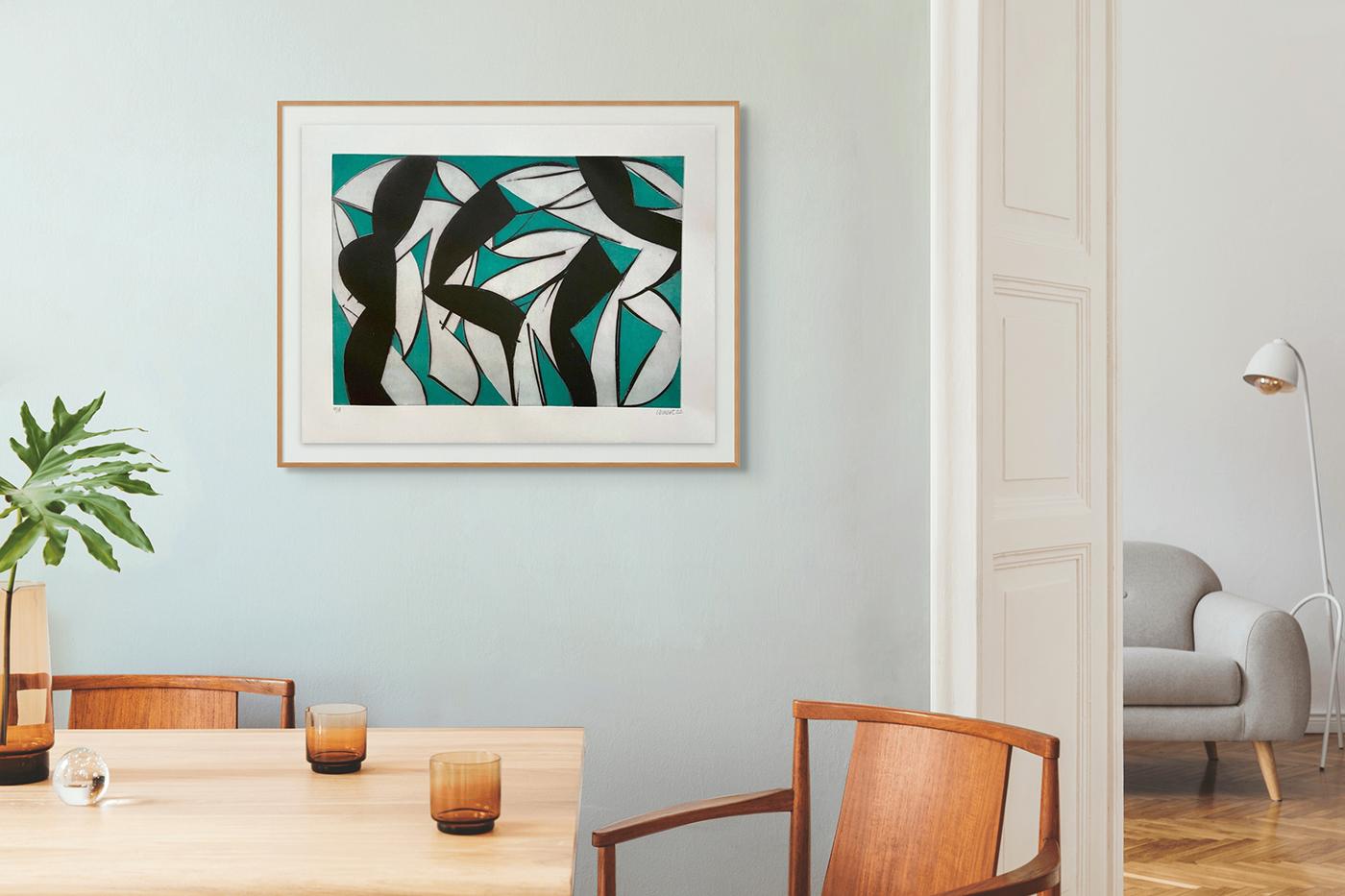 21S1G-2021 (Abstract print) - Print by Alain Clément