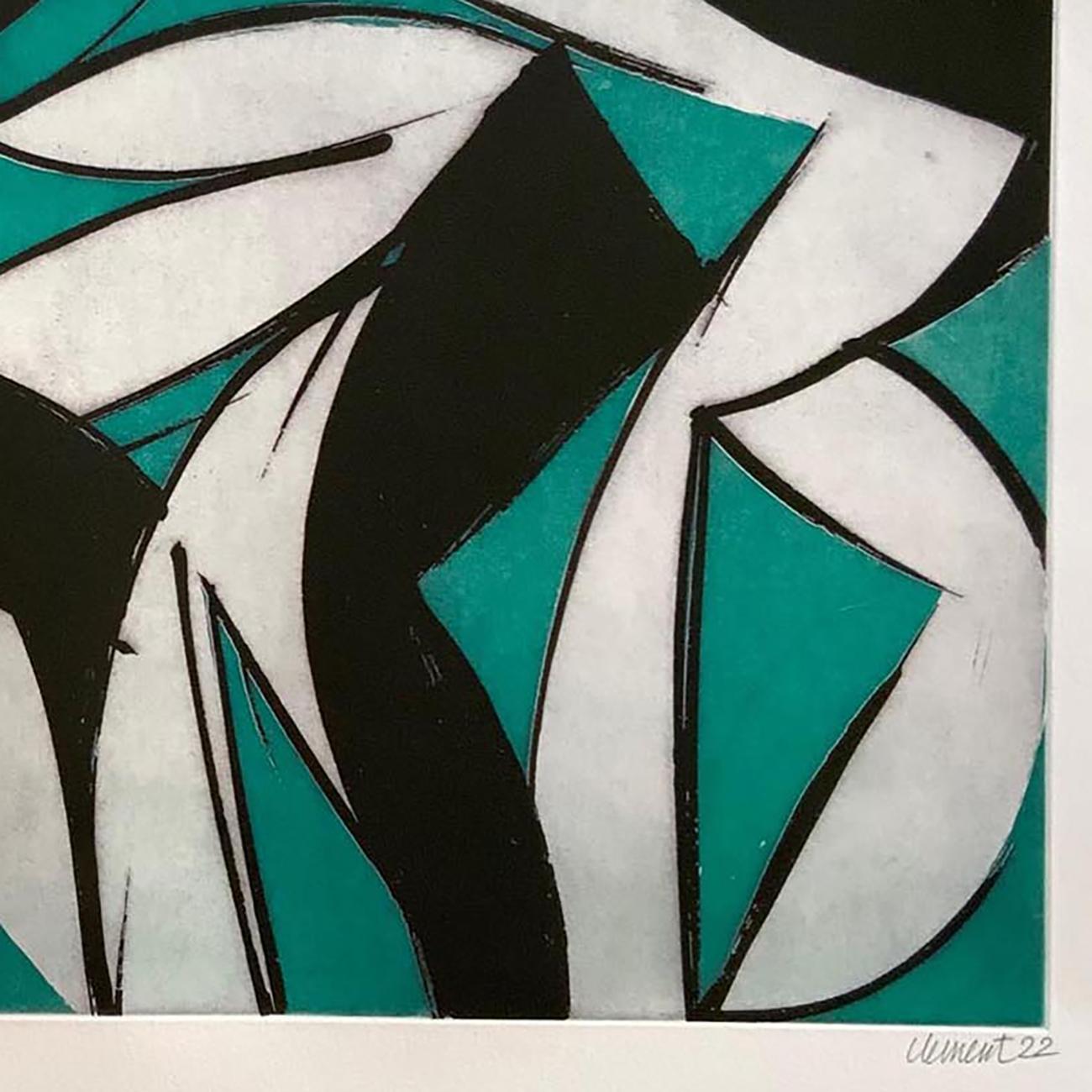 21S1G-2021 (Abstract print)
Aquatinte on BFK Rives paper - Unframed.
Edition of 19.

Image size: 39.5 x 54.5 / 15.5 x 21.5 in
Paper size: 50 x 65 cm / 19.7 x 25.6 in 

Clément's work fluctuates between painting and sculpture, a back and forth that