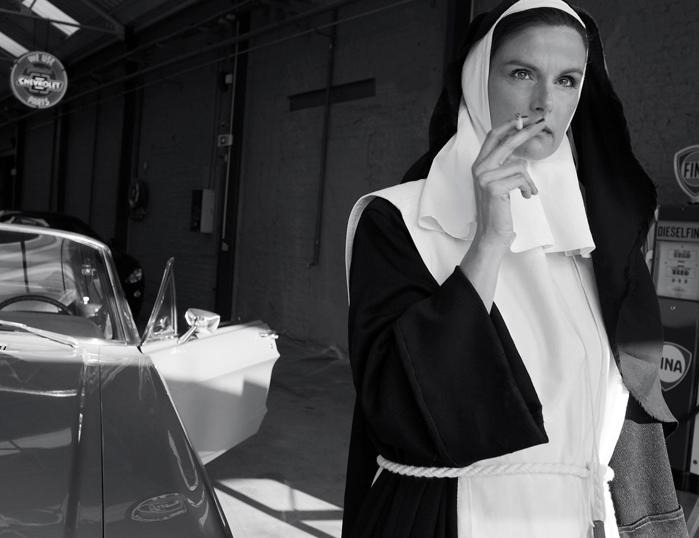Nun - Photograph by ALAIN DAUSSIN 