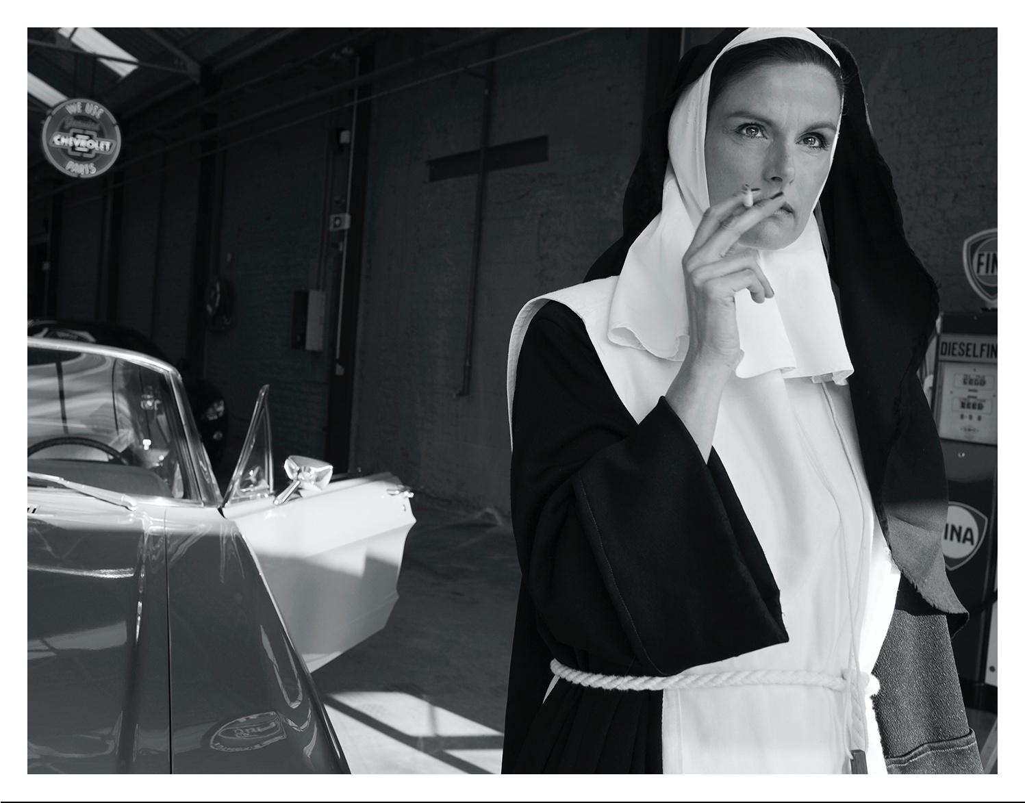 ALAIN DAUSSIN  Nude Photograph - Nun