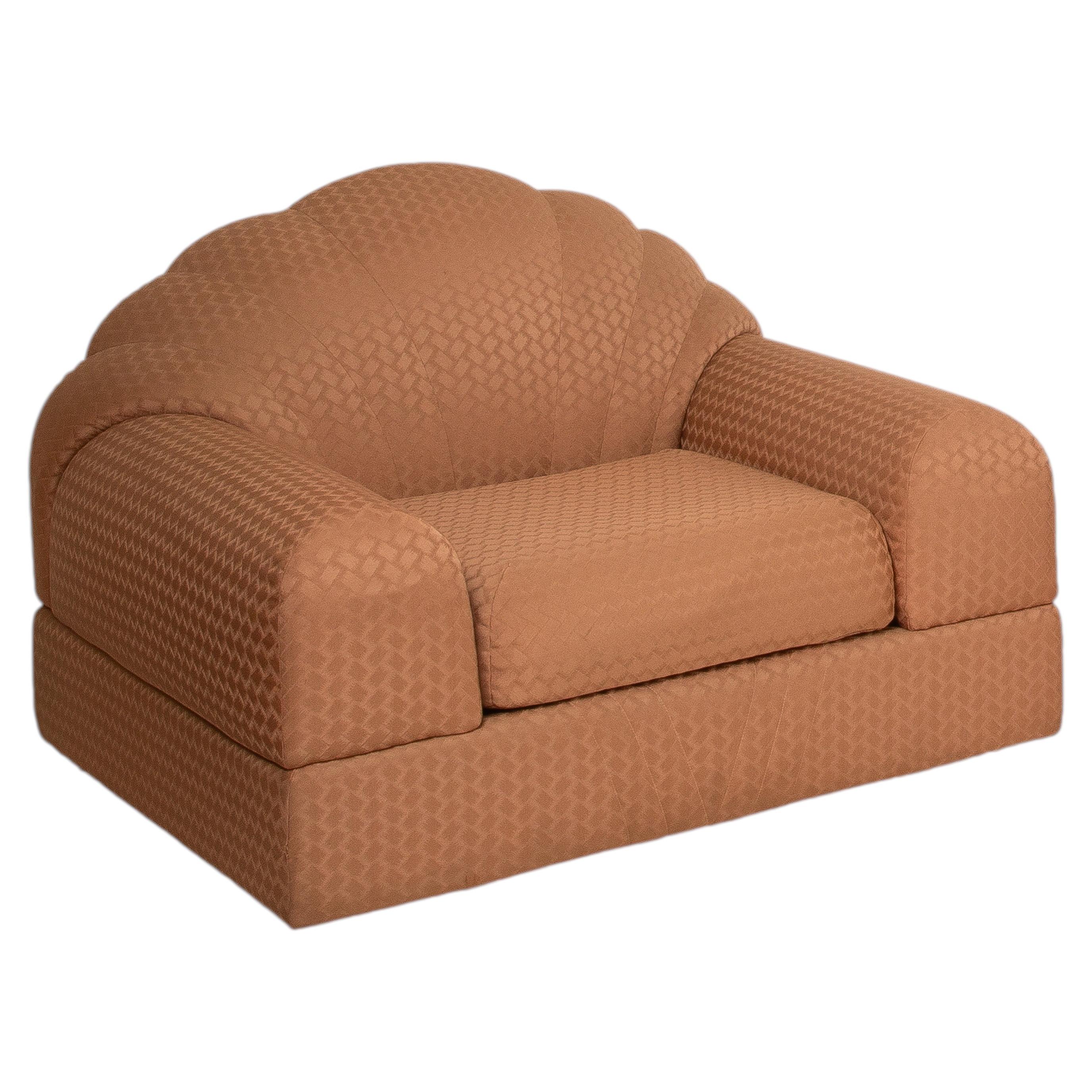 Alain Delon Hollywood Regency Armchair for Maison Jansen For Sale