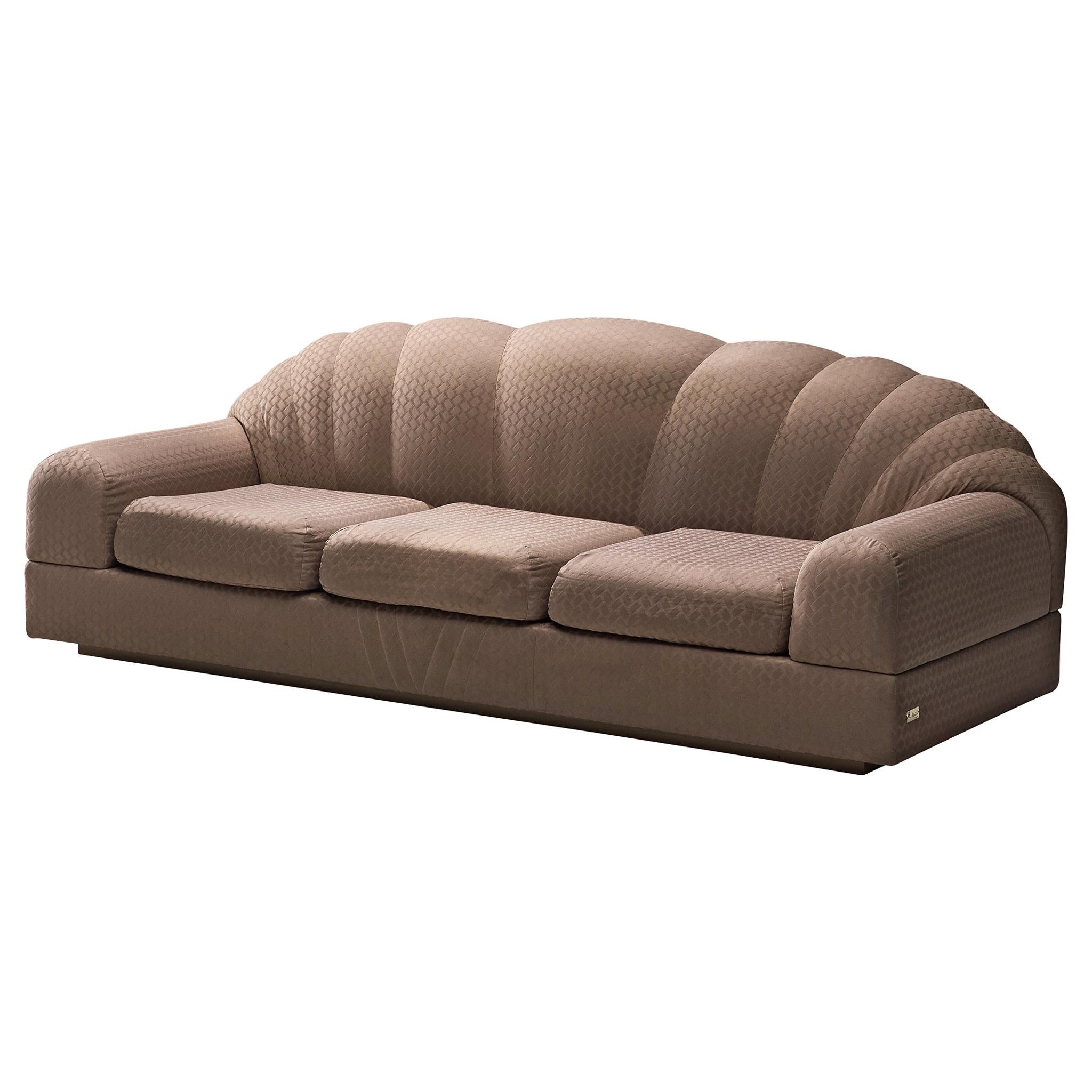 Alain Delon "Salon" Sofa in Taupe Upholstery