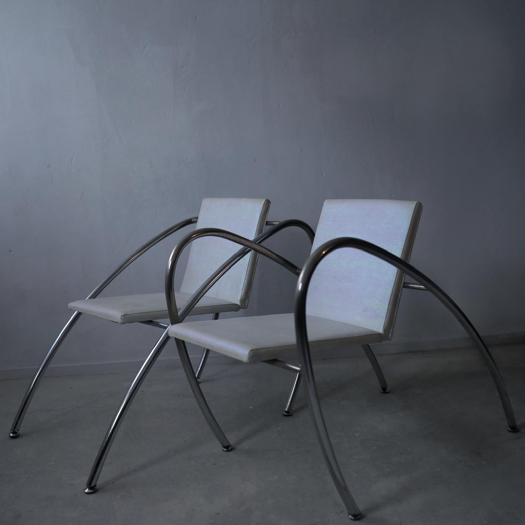 Nemo Editions by Alain Domingo and François Scali Moreno - Marini Chairs, set of two. France 1983