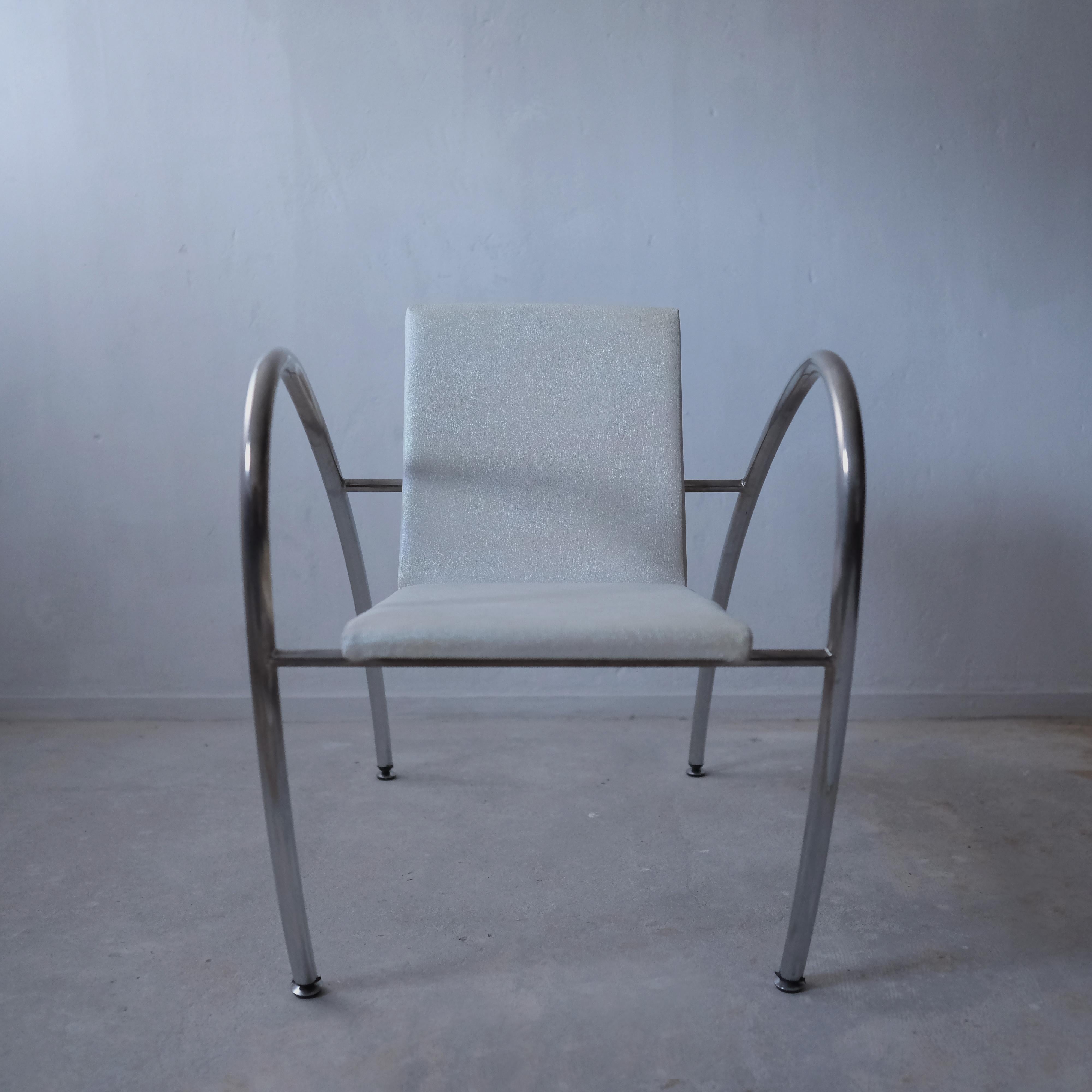 Alain Domingo and François Scali  pair of Moreno - Marini Chairs For Sale 1