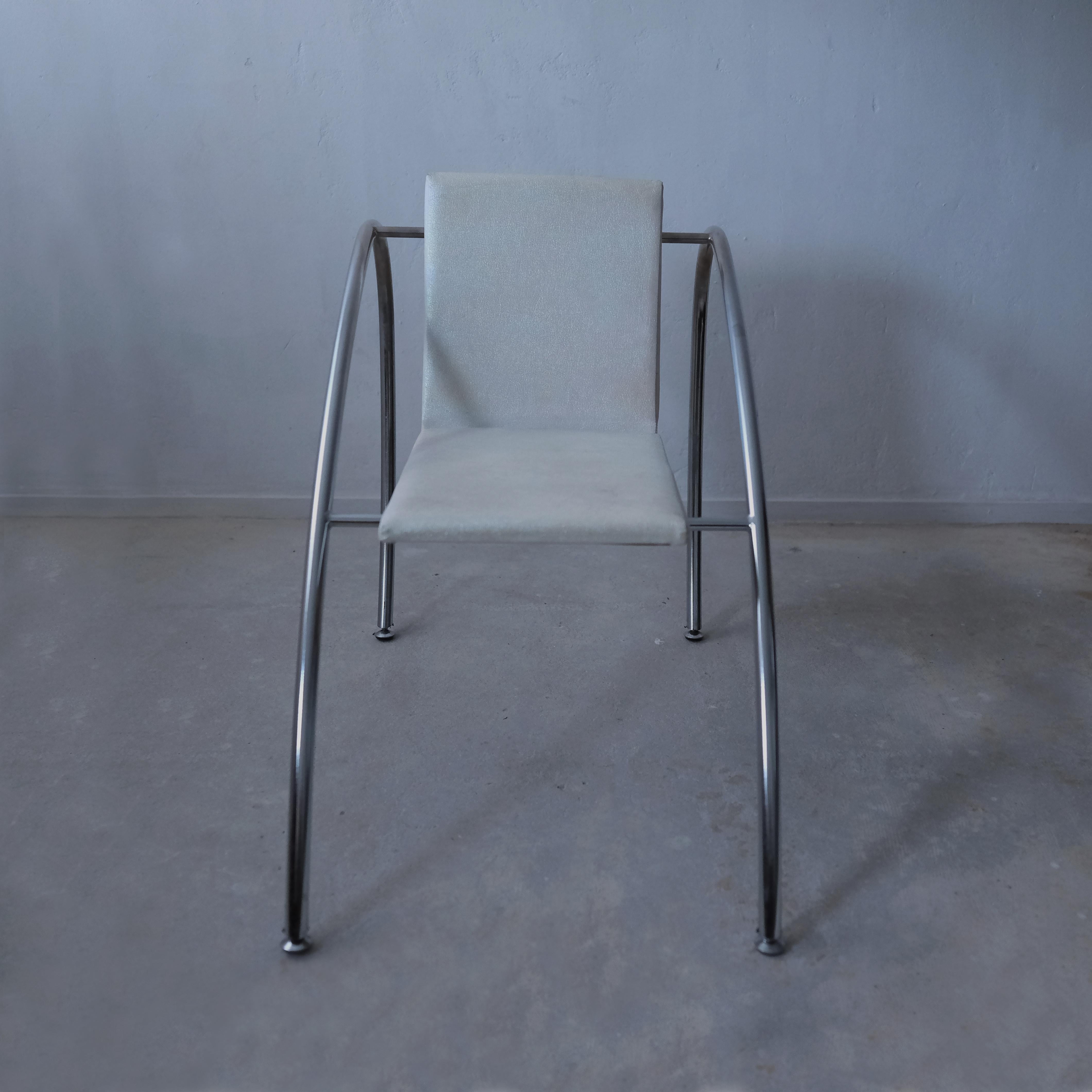 Alain Domingo and François Scali  pair of Moreno - Marini Chairs For Sale 3