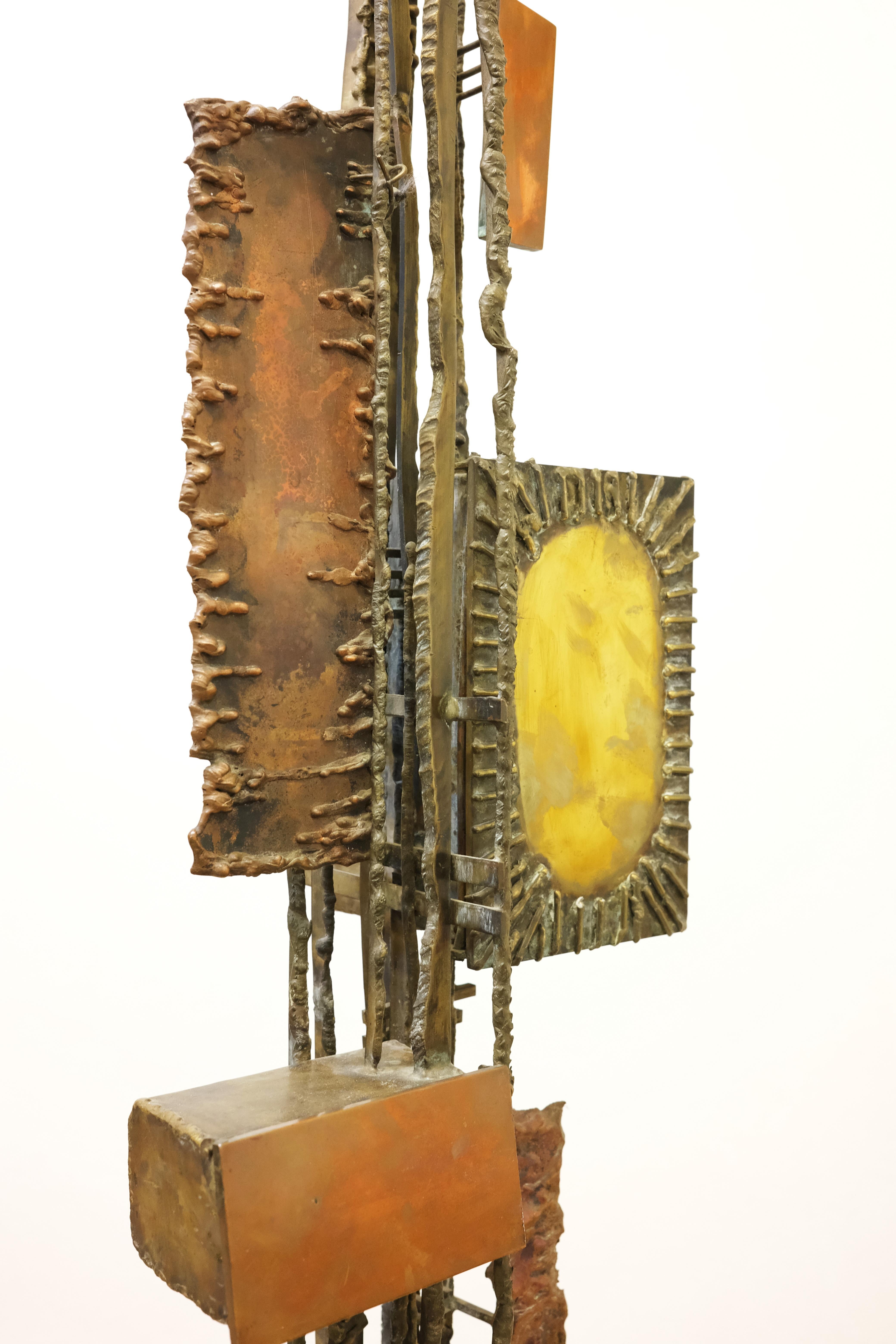 Fin du 20e siècle Alain Douillard (1929-2017), Sculpture totem, pièce unique, vers 1970. en vente