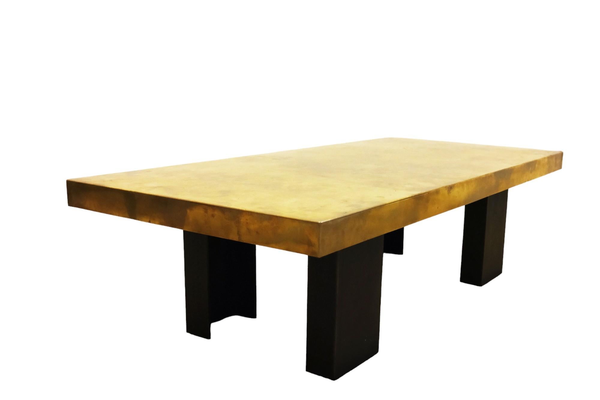 Mid-Century Modern Alain Douillard, table basse, vers 1970, France. en vente