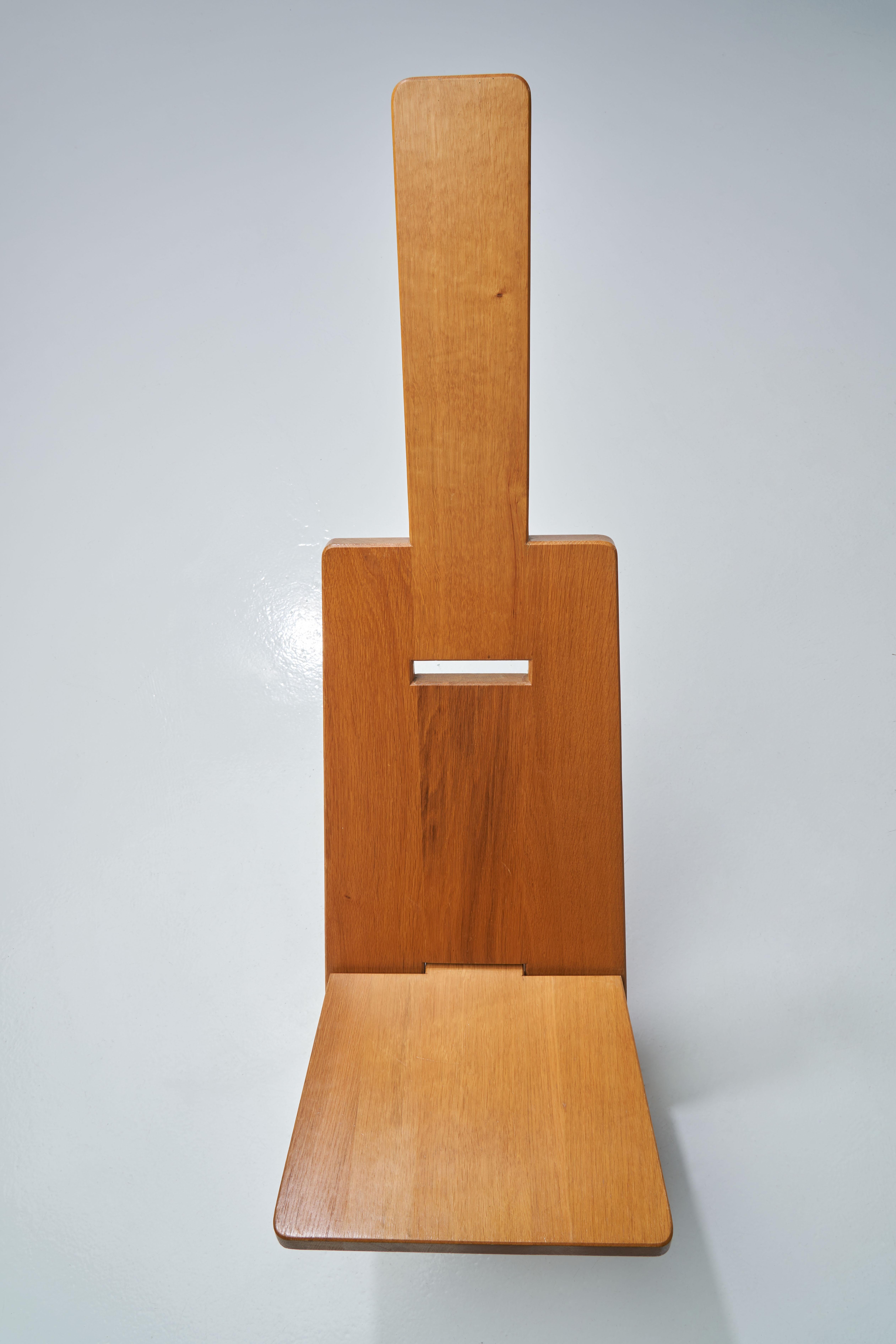 Late 20th Century Alain Gaubert “Africanist” Chair, France, 1980s, For Tamir.