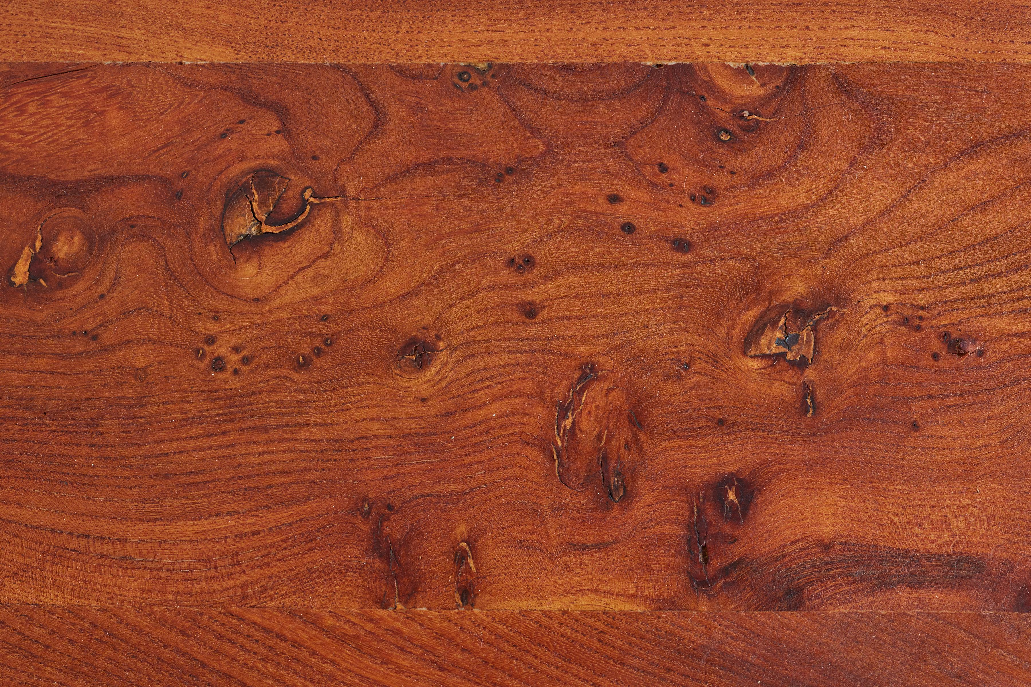 Table basse en orme Alain Gaubert 7