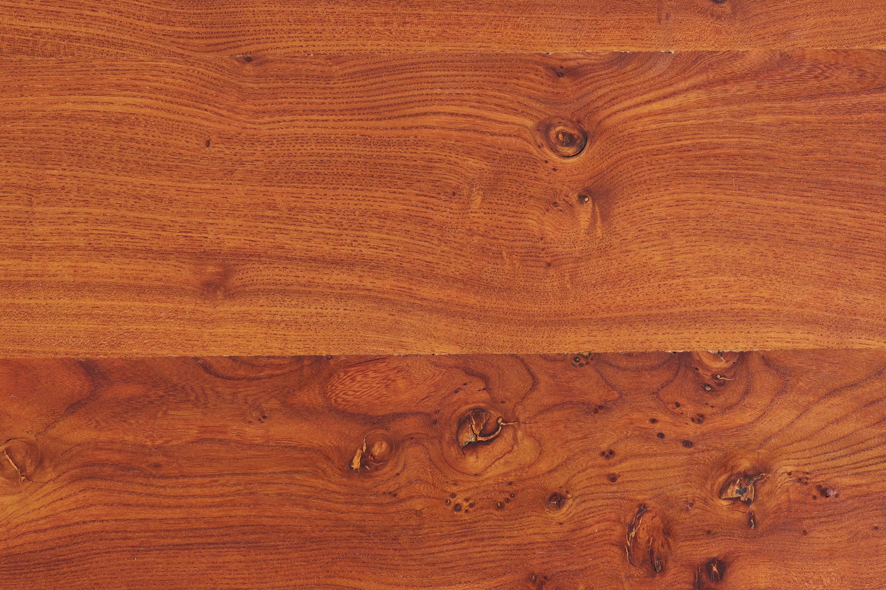 Table basse en orme Alain Gaubert 8
