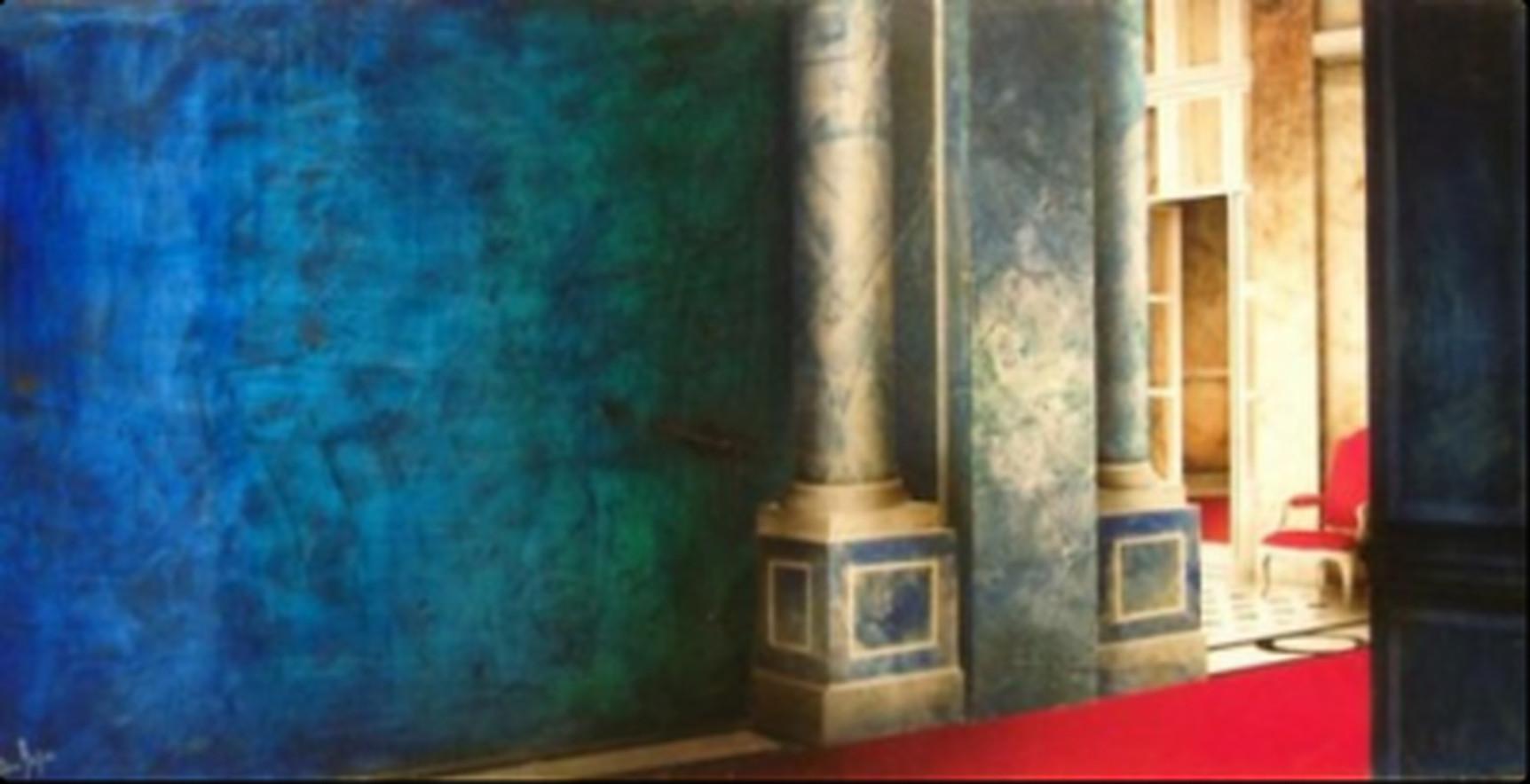 Alain GAZIER Interior Painting -  Blue Walls