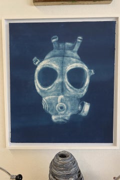 Alain Gerard Clement Silver Gelatin Photogenic Drawing Gas Mask