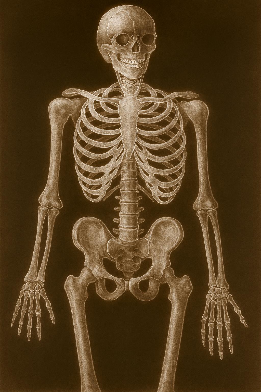 Alain Gerard Clement Silber Gelatine Fotogenes Bild Menschliches Skelett im Zustand „Gut“ im Angebot in Palm Springs, CA