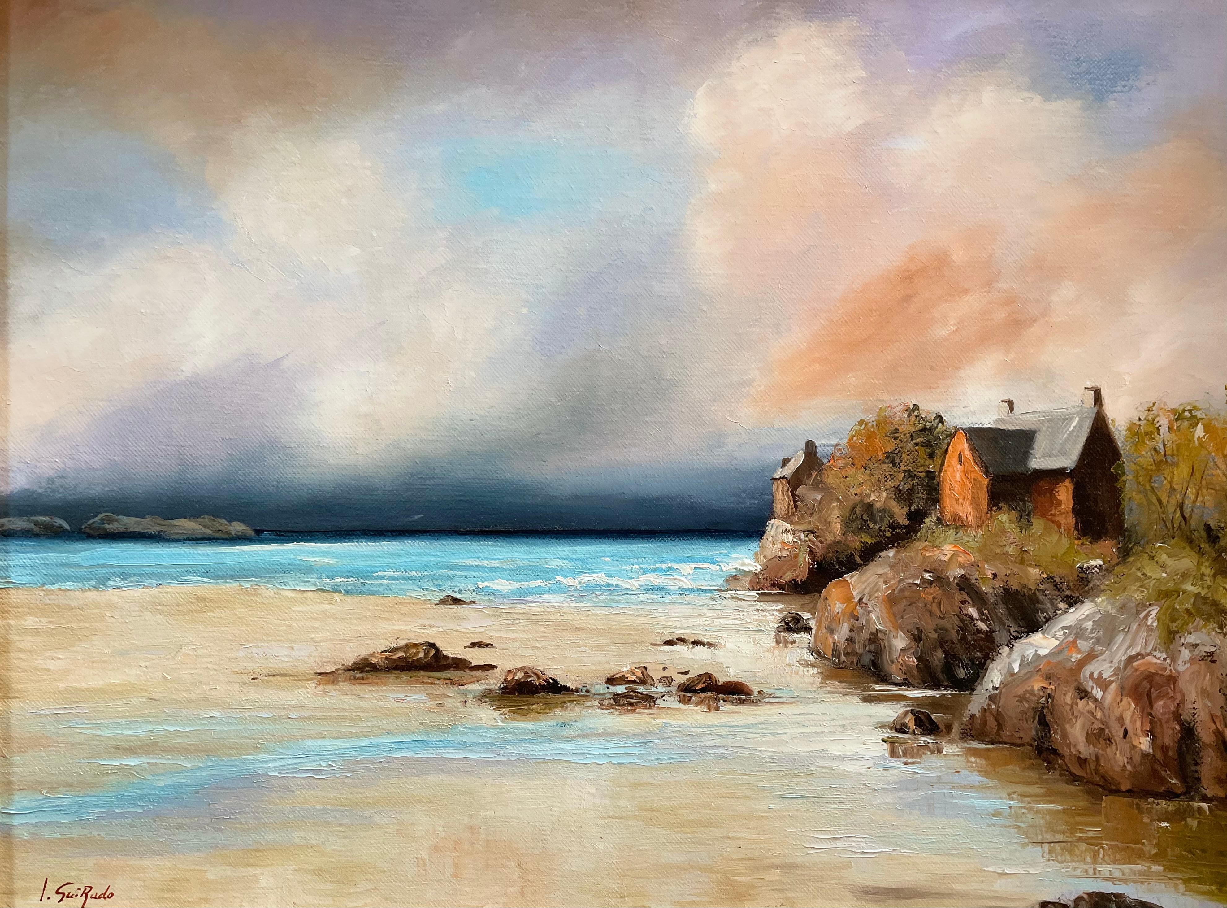 Crépuscule magique - Painting de Alain Guirado