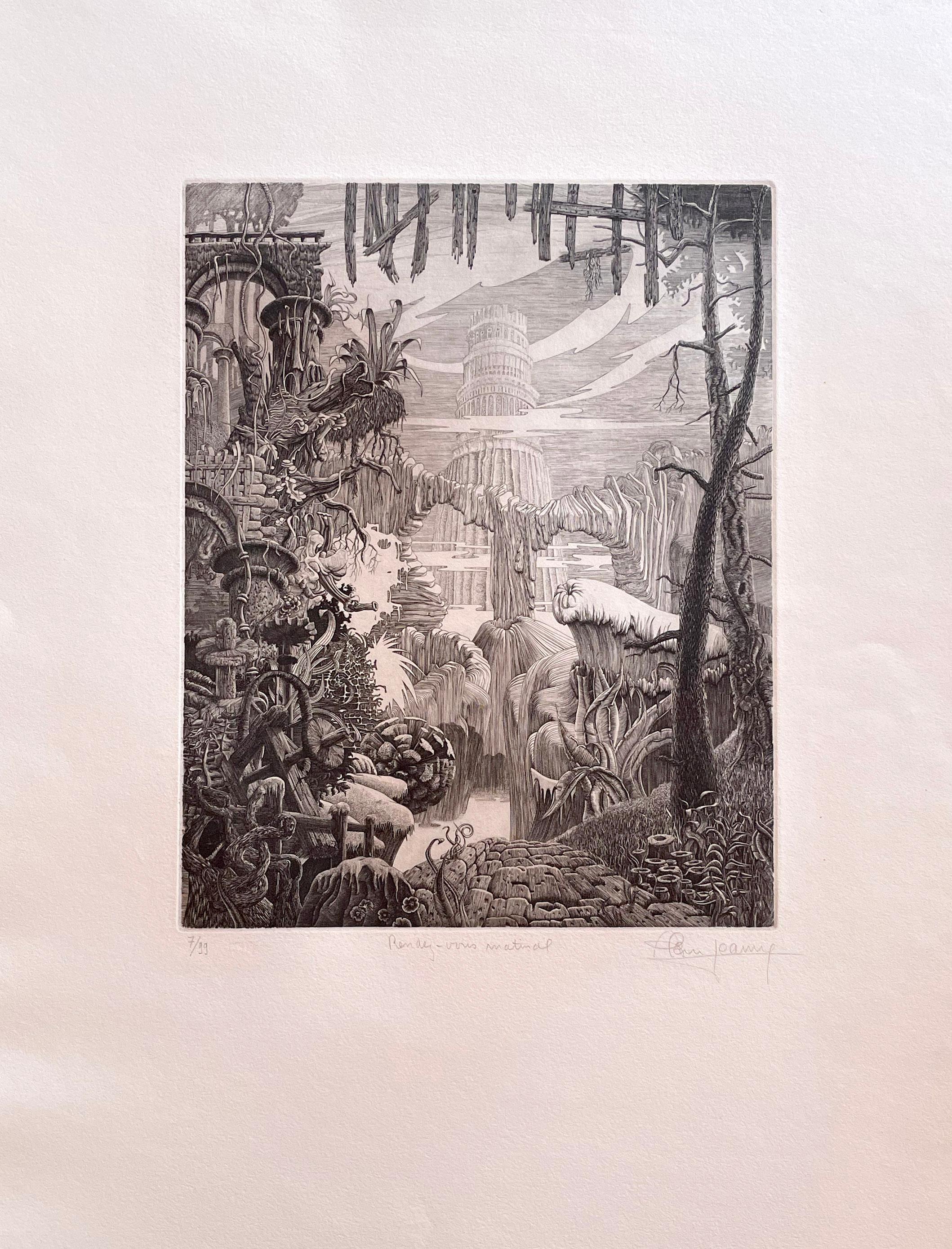 Rendez-vous Matinal - Print by Alain Jeanne