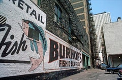Vintage 'Burhop's Seafood' 1979 Limited Edition Archival Pigment Print 