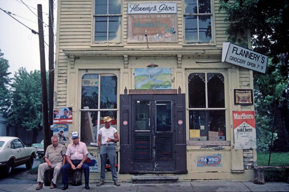 Alain Le Garsmeur Color Photograph - 'Flannery’s Grocery Store' 1984 Limited Edition Archival Pigment Print 