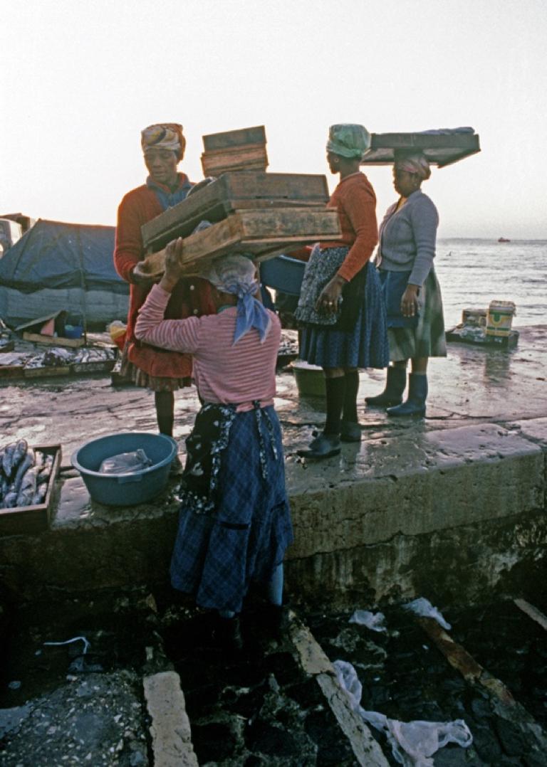 Alain Le Garsmeur Color Photograph - 'Lisbon Fish Market' 1984 Limited Edition Archival Pigment Print 