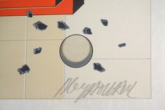 Konstruktion – Handsignierte Originallithographie
