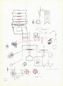 Alain Le Yaouanc « Study II » 1970- Lithographie