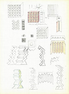 Alain Le Yaouanc « Study V » 1970- Lithographie