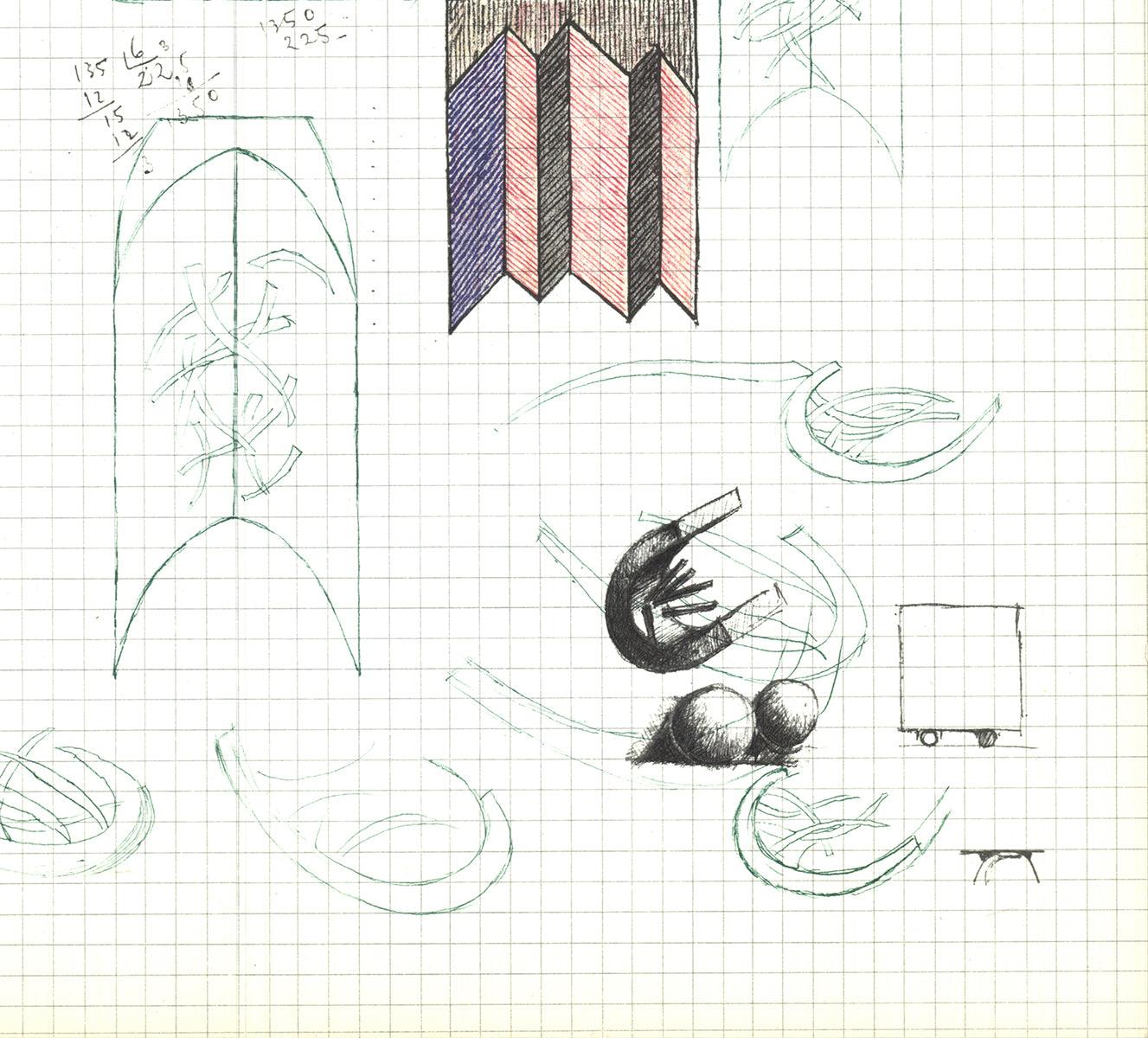 Alain Le Yaouanc 'Study VII' 1970- Lithograph For Sale 2