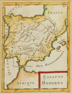 Antique Map of Spain