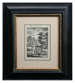 Native Civilians of America -- „De L'Amerique“ veröffentlicht Frankfurt / 1683