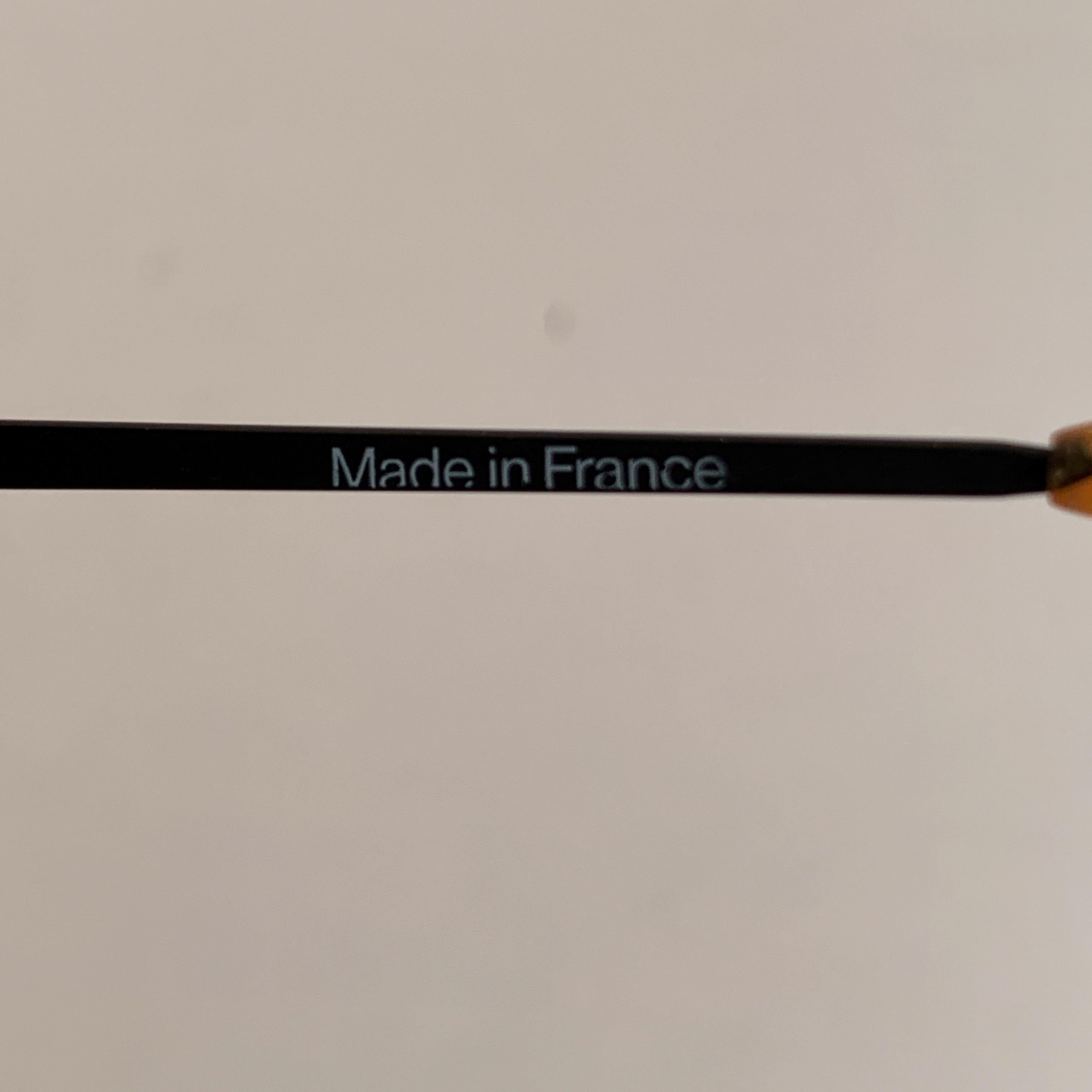 Alain Mikli Black Metal Mint Unisex Round Sunglasses Mod AM 89 651 393 3