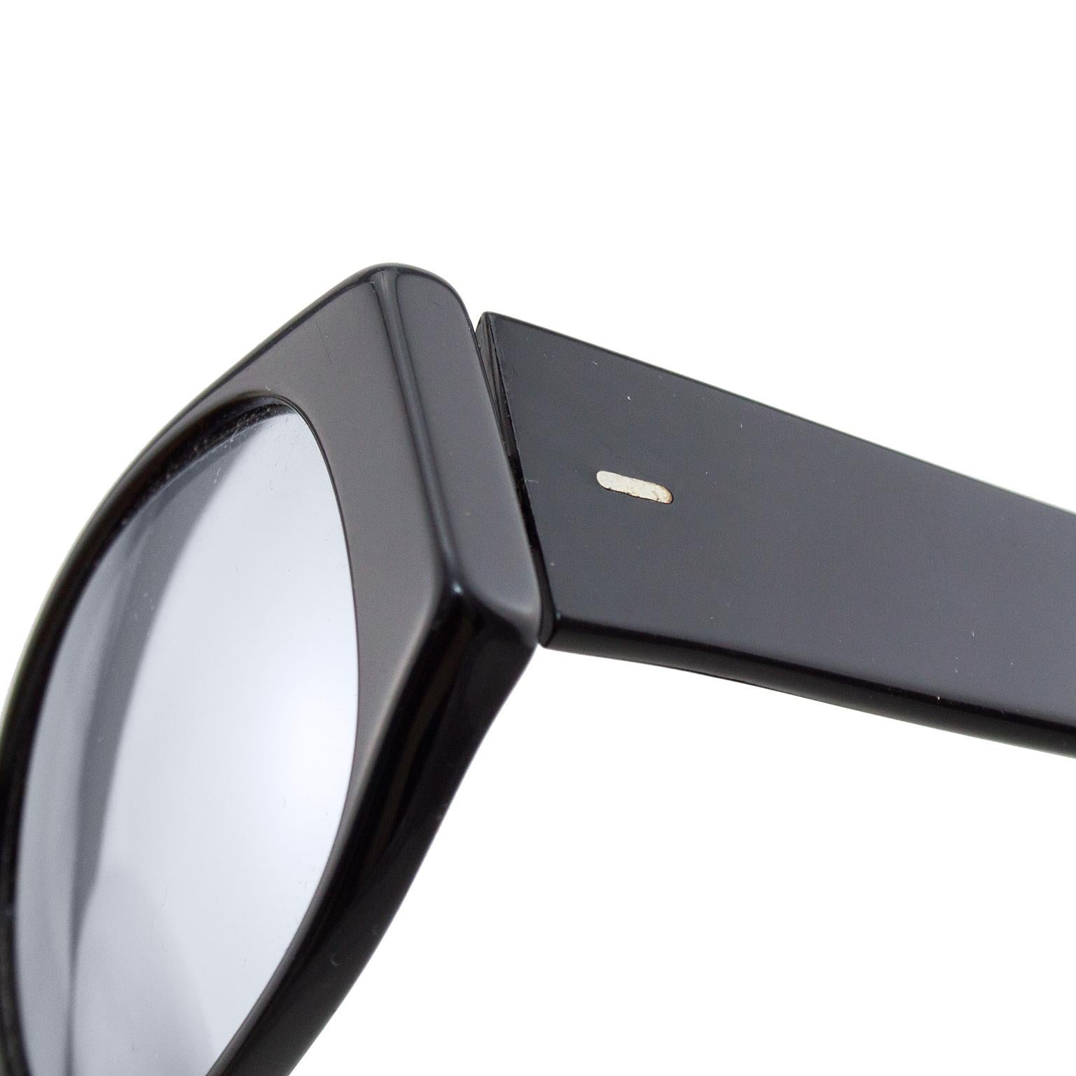 Alain Mikli Black Sunglasses with Mirror Lenses For Sale 1