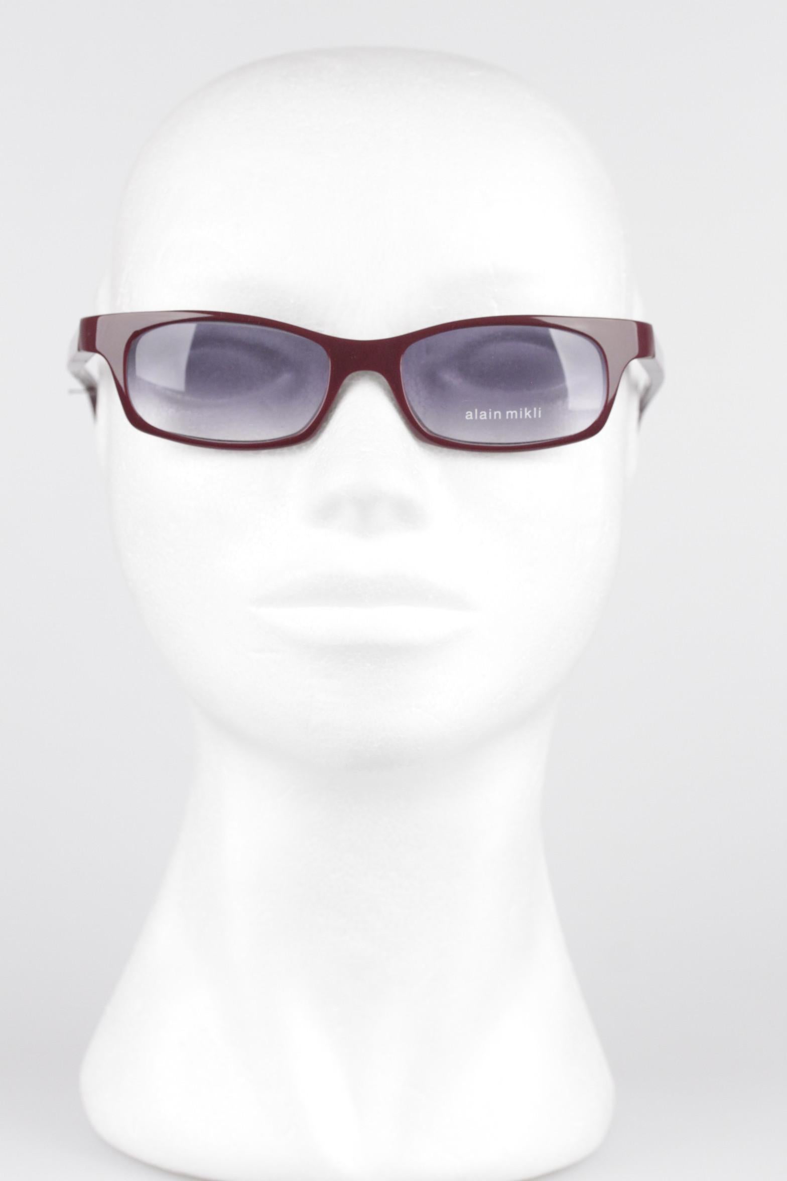 Alain Mikli Burgundy Mint Sunglasses A0701 52-16mm Gradient Zeiss Lens 7
