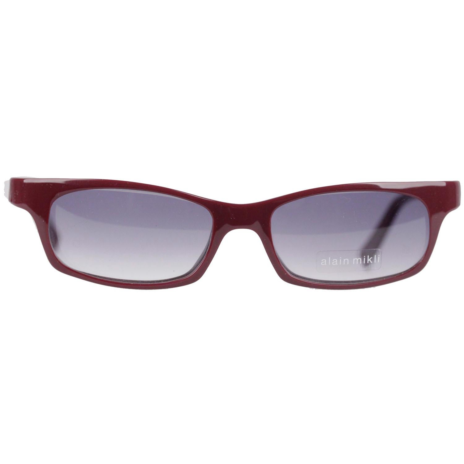 MATERIAL: Acetate

COLOR: Burgundy

MODEL: A0701

GENDER: Adult Unisex

SIZE: Medium

COUNTRY OF MANUFACTURE: France

Condition
CONDITION DETAILS:

Never worn or used - Will come with a GENERIC Case

Measurements
MEASUREMENTS:

TEMPLE MAX. LENGTH: