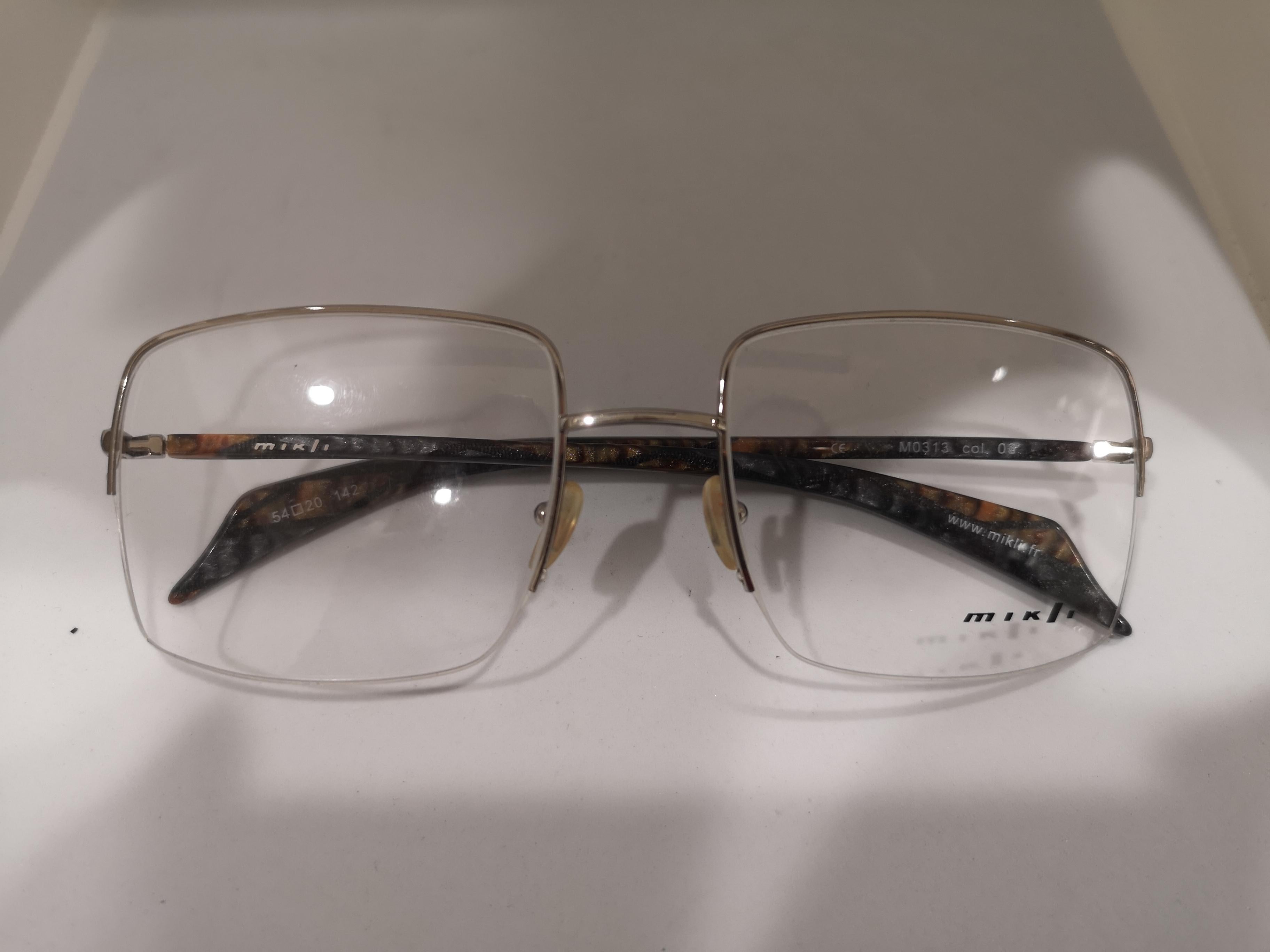 Gray Alain Mikli frames glasses For Sale