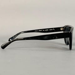 ALAIN MIKLI Miss J Black Acetate Cat Eye Sunglasses