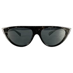 ALAIN MIKLI Miss J Black Acetate Cat Eye Sunglasses ALAIN MIKLI Miss J Black Acetate Cat Eye Sunglasses