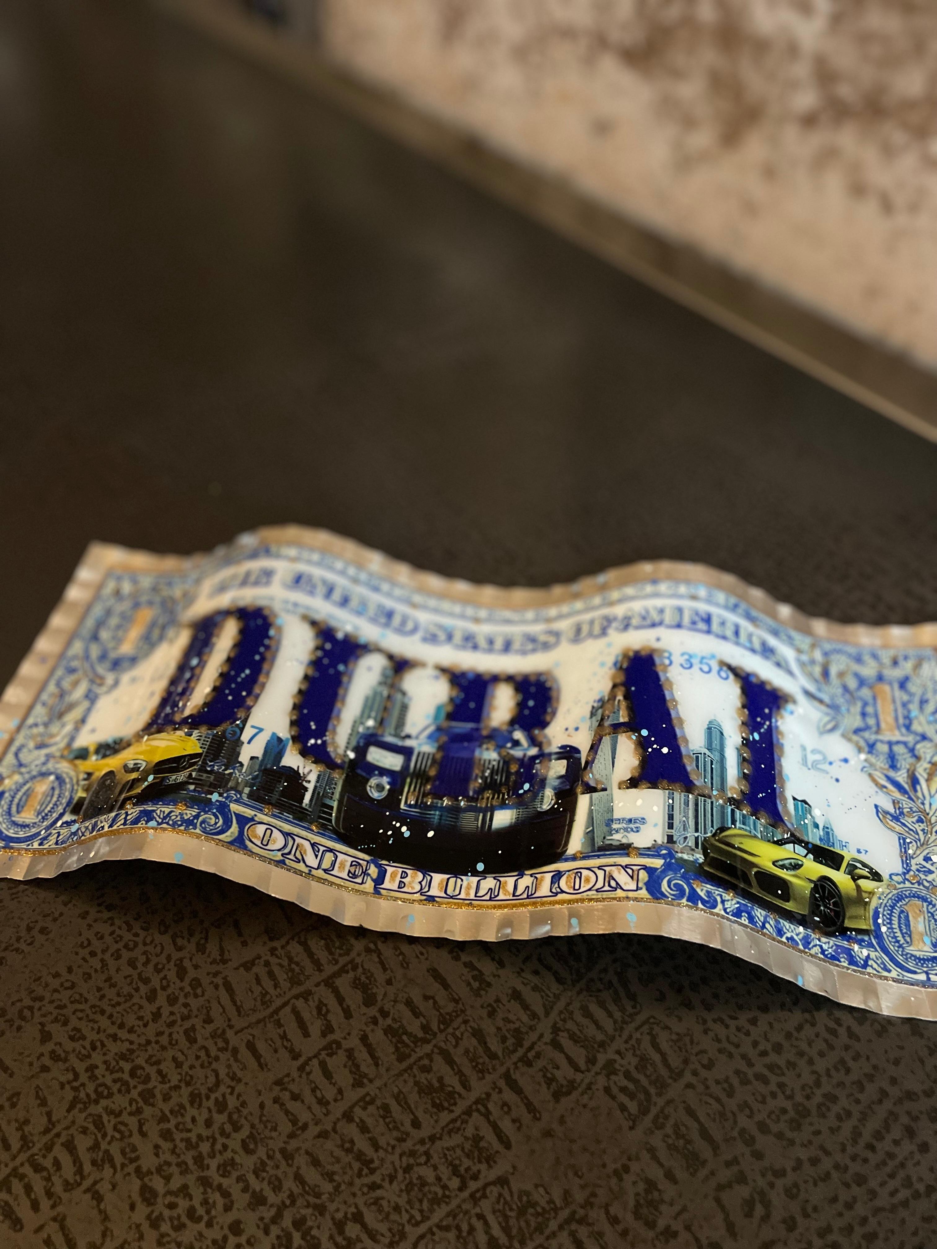 Dollar Bills - Dubai - Pop Art Mixed Media Art by Alain mimouni
