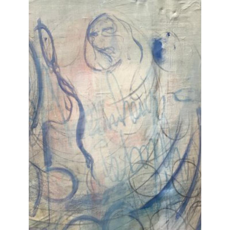 Alain Plocq, Pintura surrealista, Francia, Óleo sobre lienzo, años 80 Francés en venta