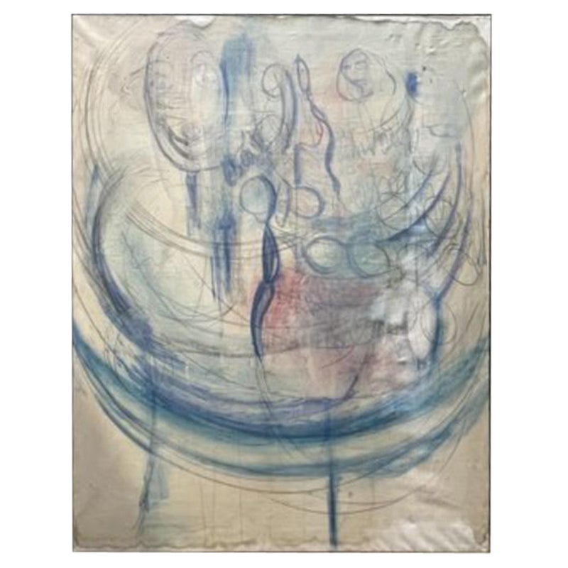 Alain Plocq, Pintura surrealista, Francia, Óleo sobre lienzo, años 80 en venta