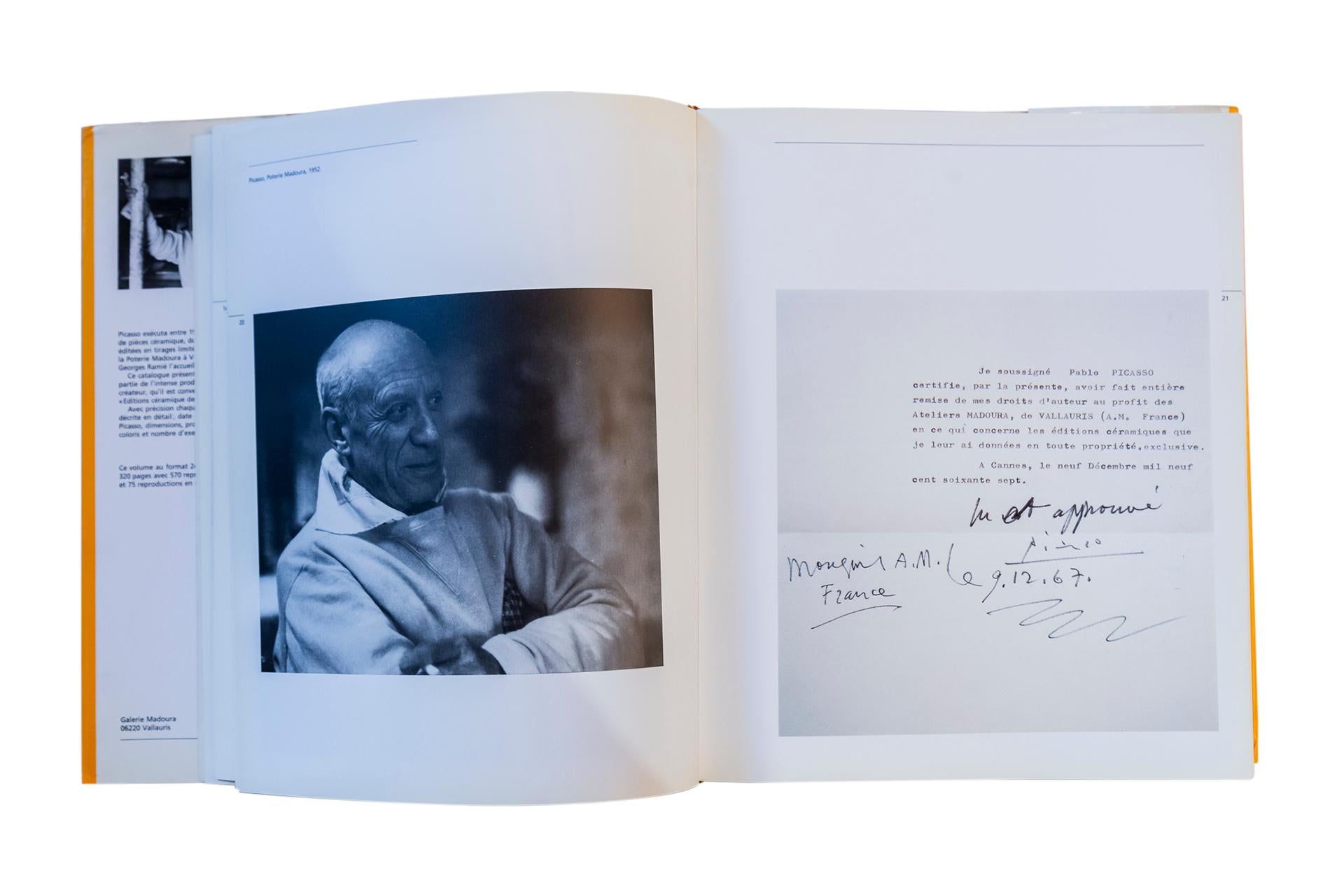 Alain Ramié, Picasso: Katalog der herausgegebenen keramischen Werke, 1947-1971 (Moderne der Mitte des Jahrhunderts) im Angebot