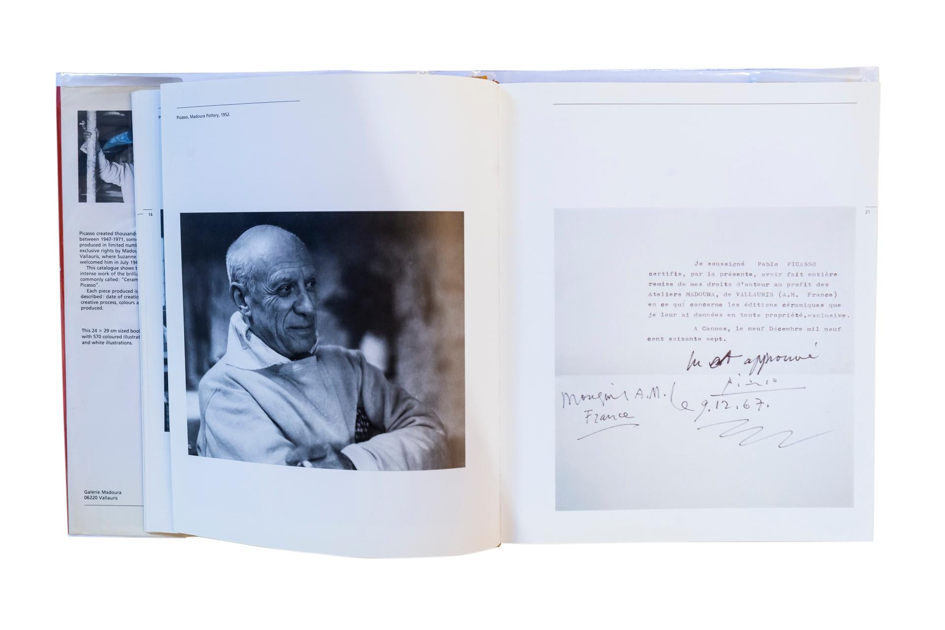 Alain Rami, Picasso Katalog der herausgegebenen keramischen Werke 1947-1971 (Französisch) im Angebot