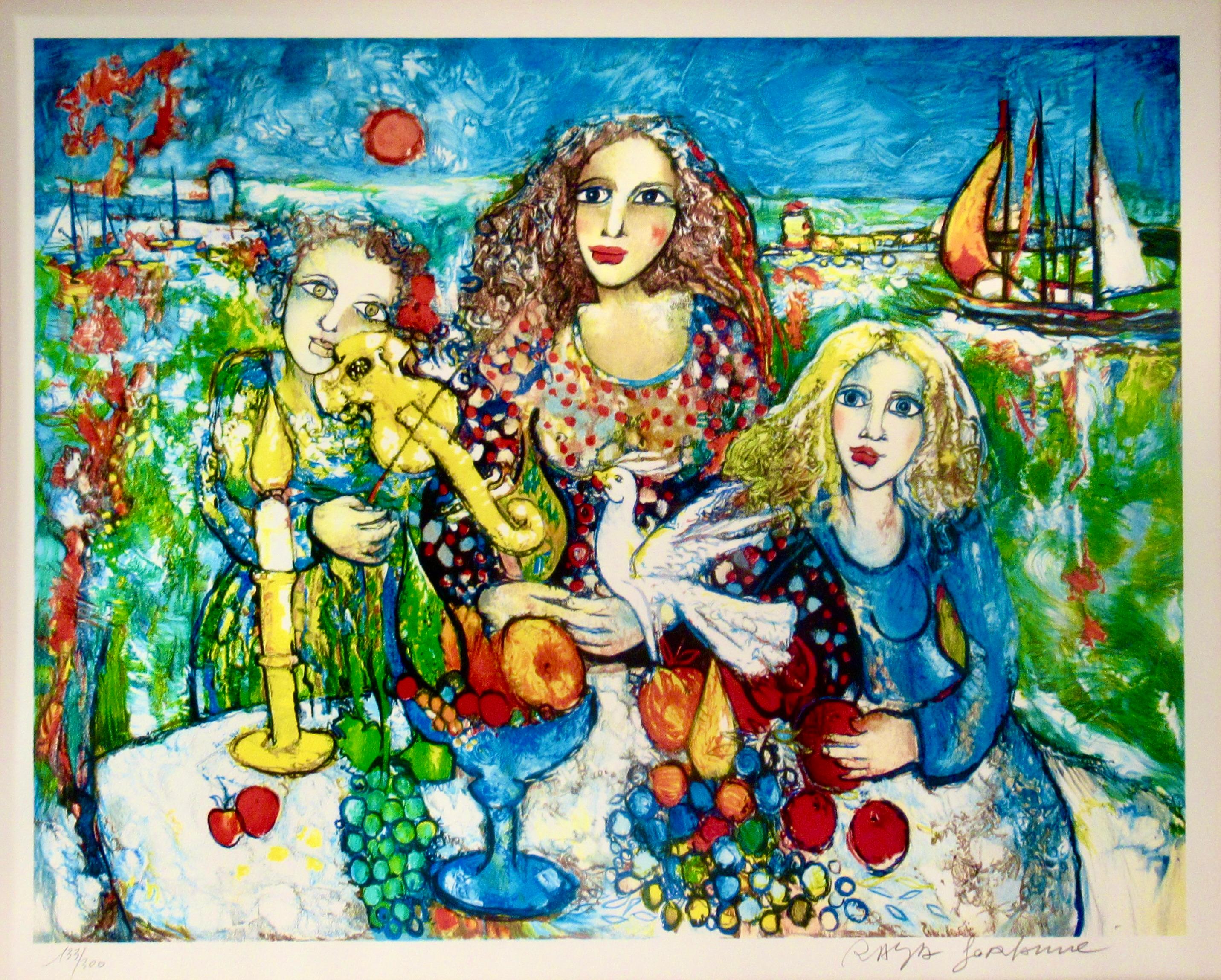 Reunion de Joie - Print by Alain Raya Sorkine