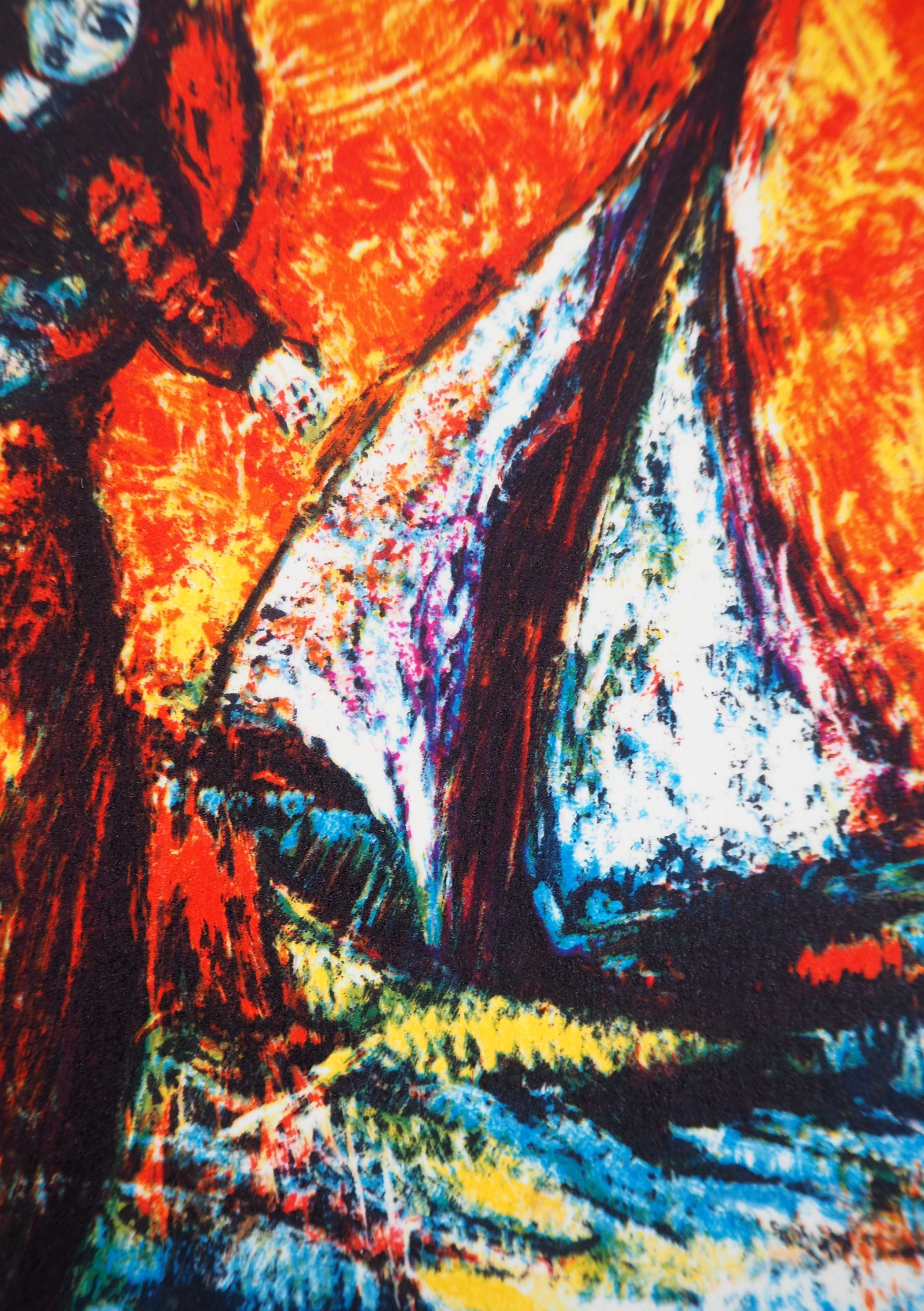 Alain Raya Sorkine
La moglie del pescatore

Litografia originale
Firmato a matita
Numerato / 80 ex
Su pergamena 20 x 13 cm (circa 8 x 5 pollici)

Condizioni eccellenti