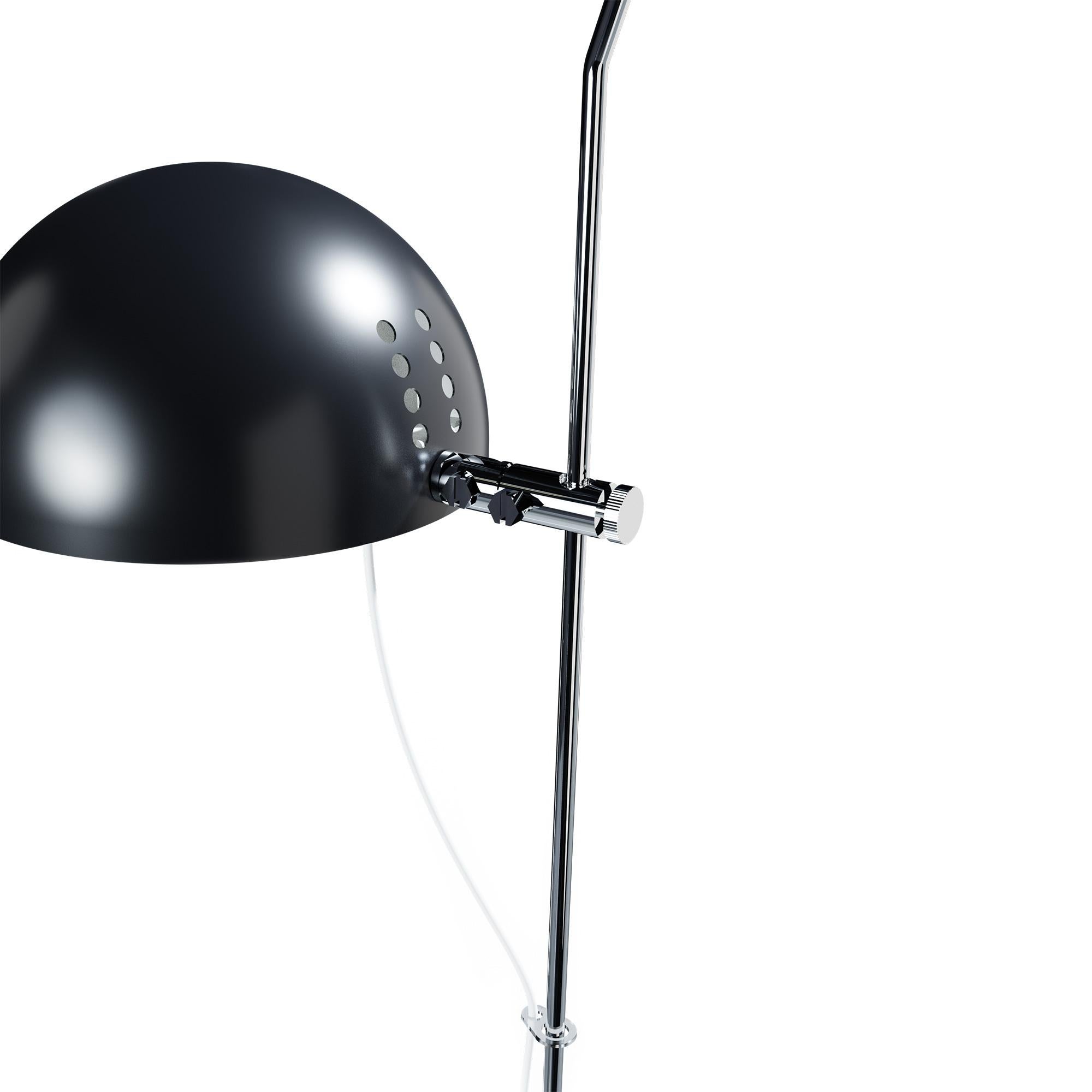Alain Richard 'A21' Desk Lamp in Black for Disderot.

Executed in black painted metal, this newly produced numbered edition with included certificate of authenticity is made in France by Disderot with many of the same small-scale manufacturing