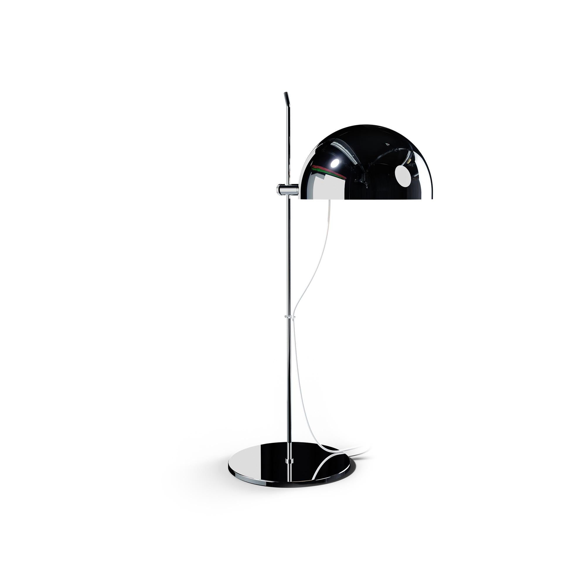 Lacquered Alain Richard 'A21' Desk Lamp in Chrome for Disderot For Sale